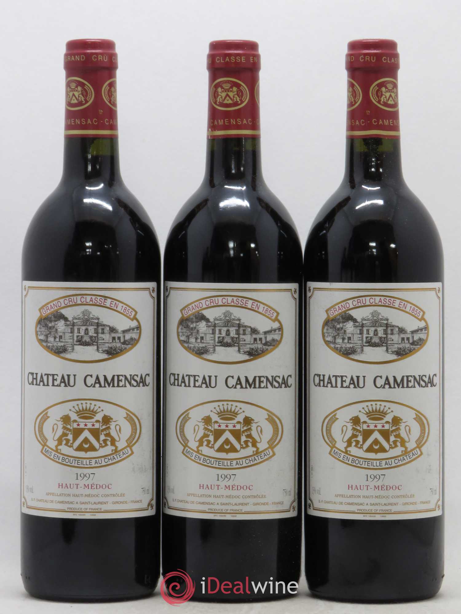 Château Camensac 5ème Grand Cru Classé 1997 - Lot de 12 bouteilles - 2