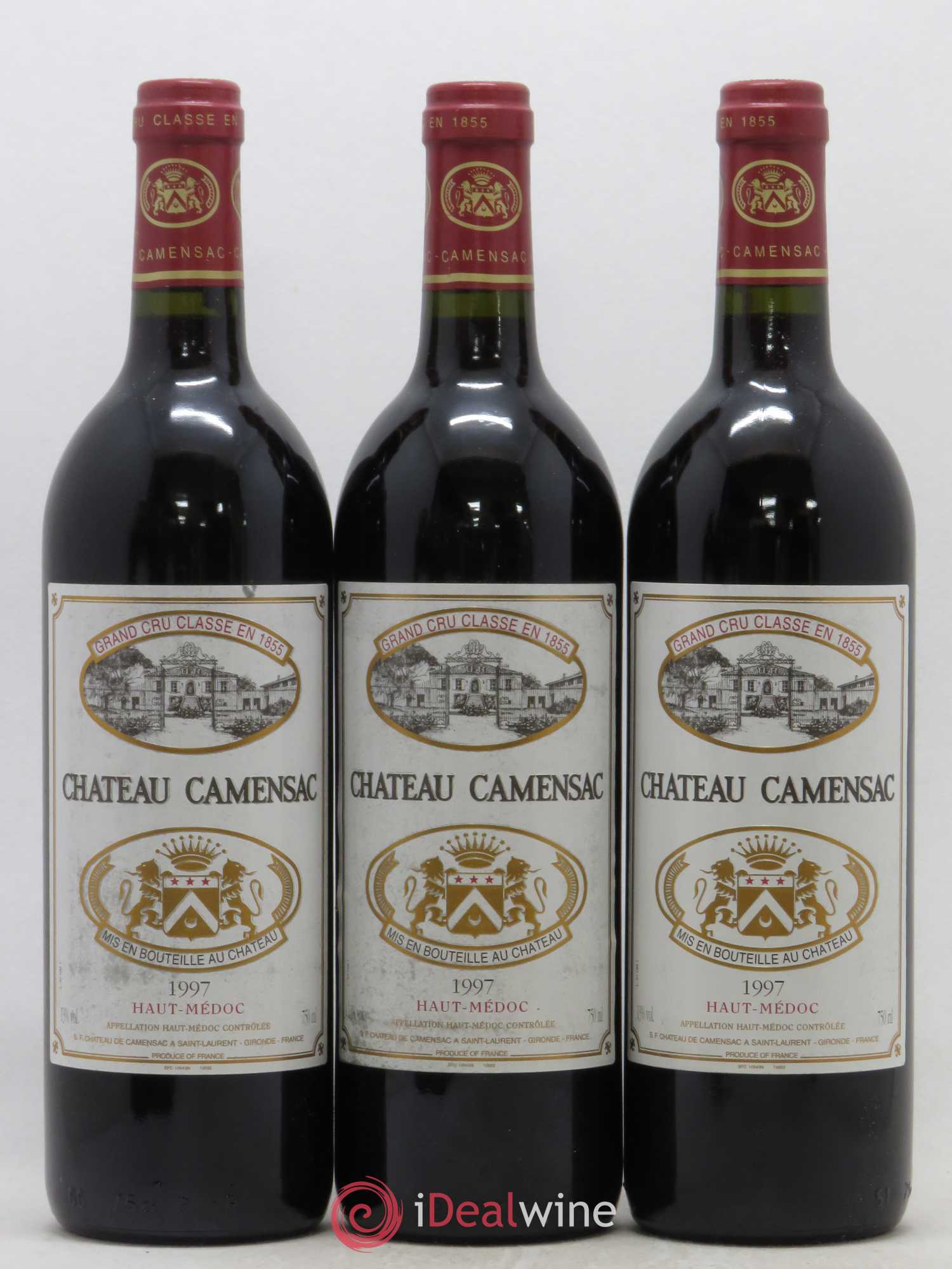 Château Camensac 5ème Grand Cru Classé 1997 - Lot de 12 bouteilles - 3