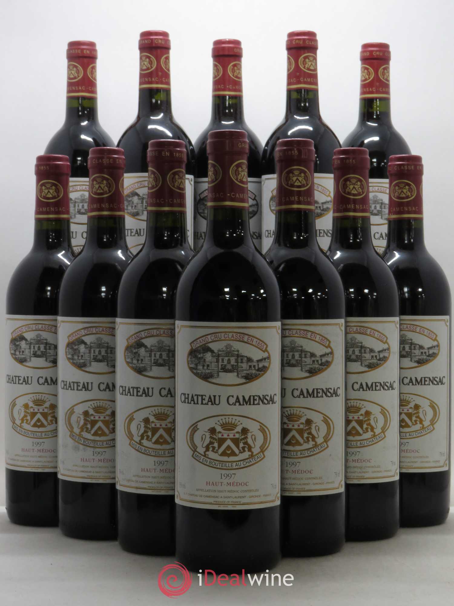 Château Camensac 5ème Grand Cru Classé 1997 - Lot de 12 bouteilles - 0