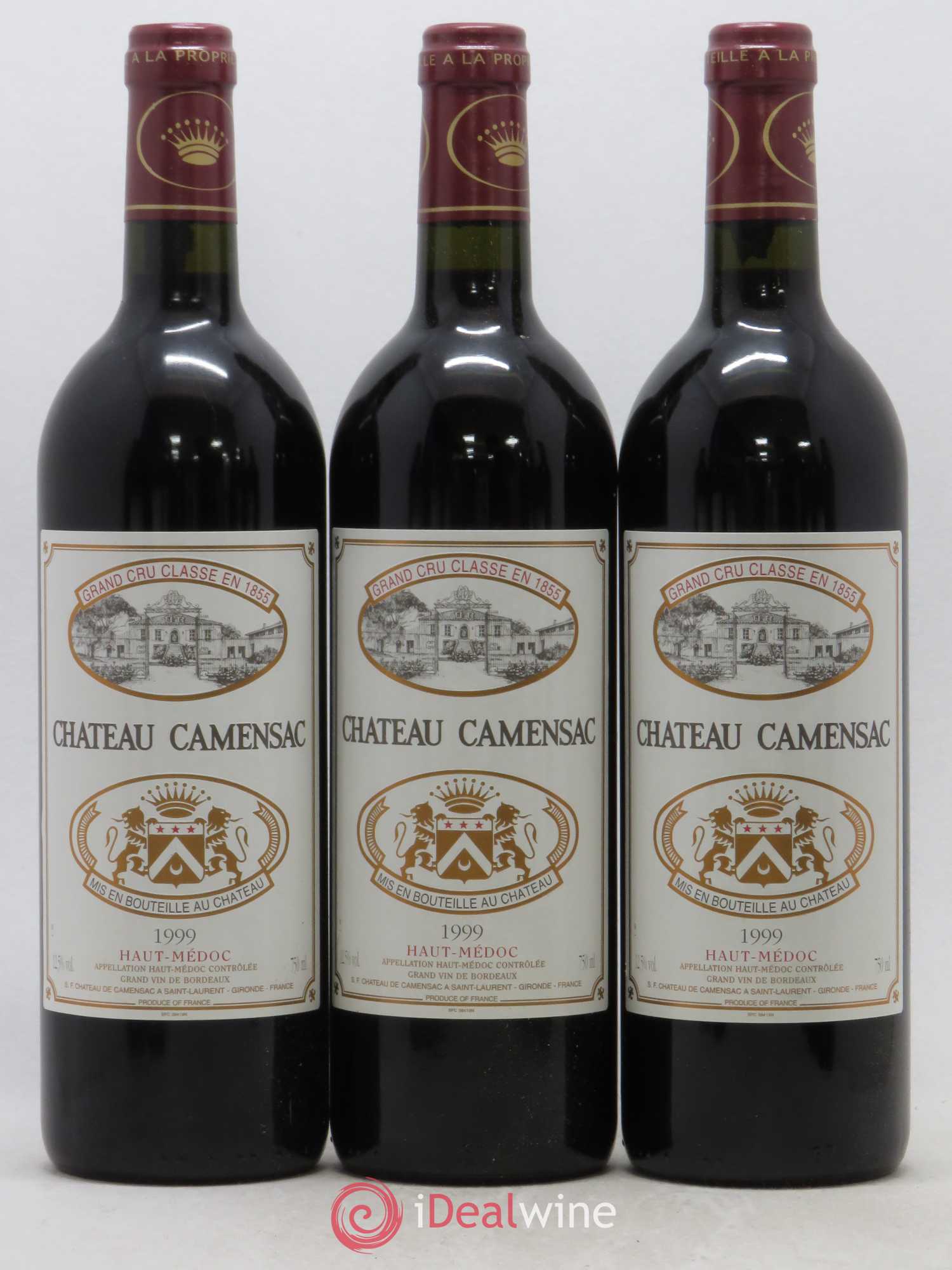 Château Camensac 5ème Grand Cru Classé 1999 - Lot de 12 bouteilles - 4