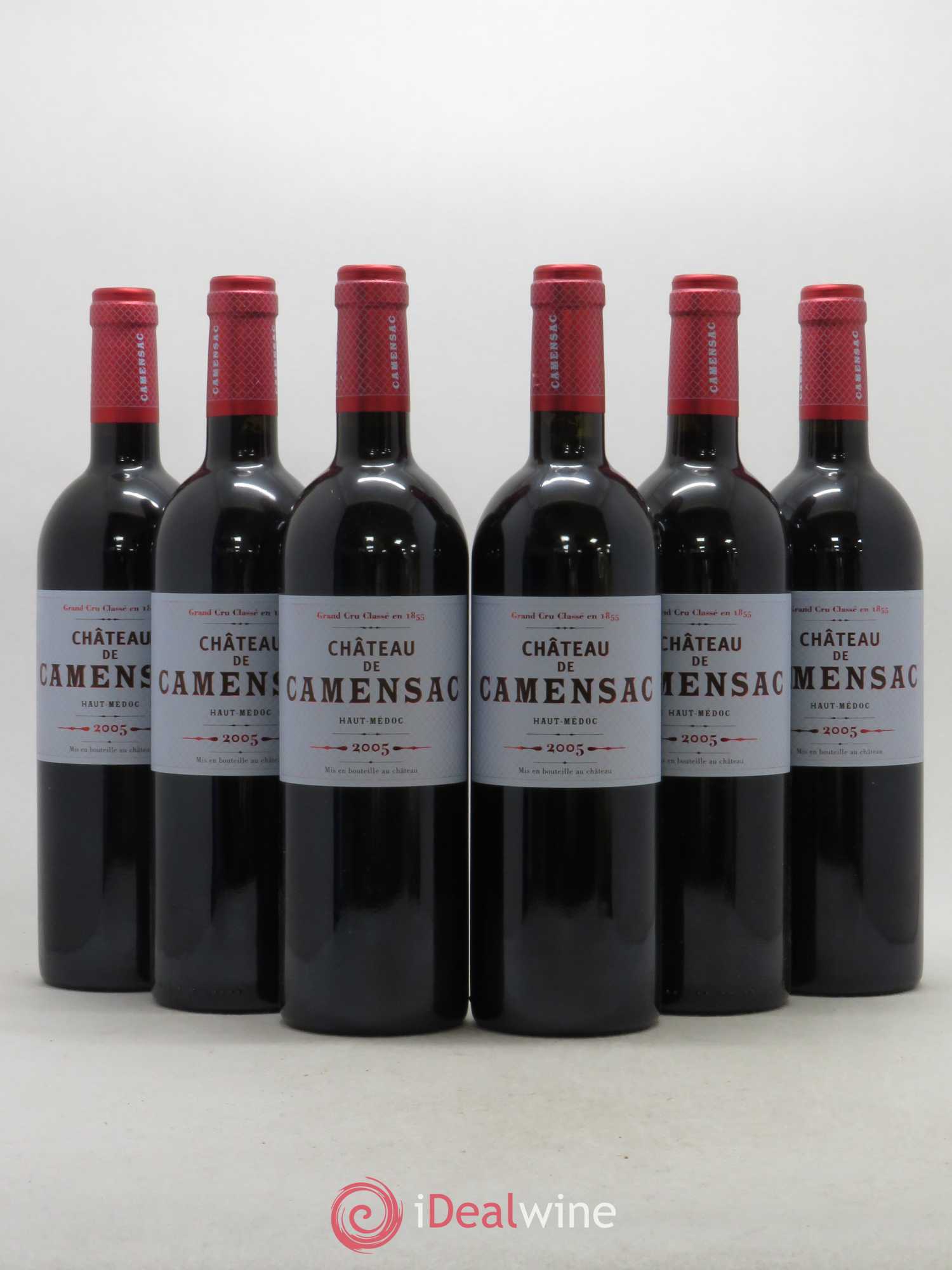 Château Camensac 5ème Grand Cru Classé 2005 - Lot de 6 bouteilles - 0