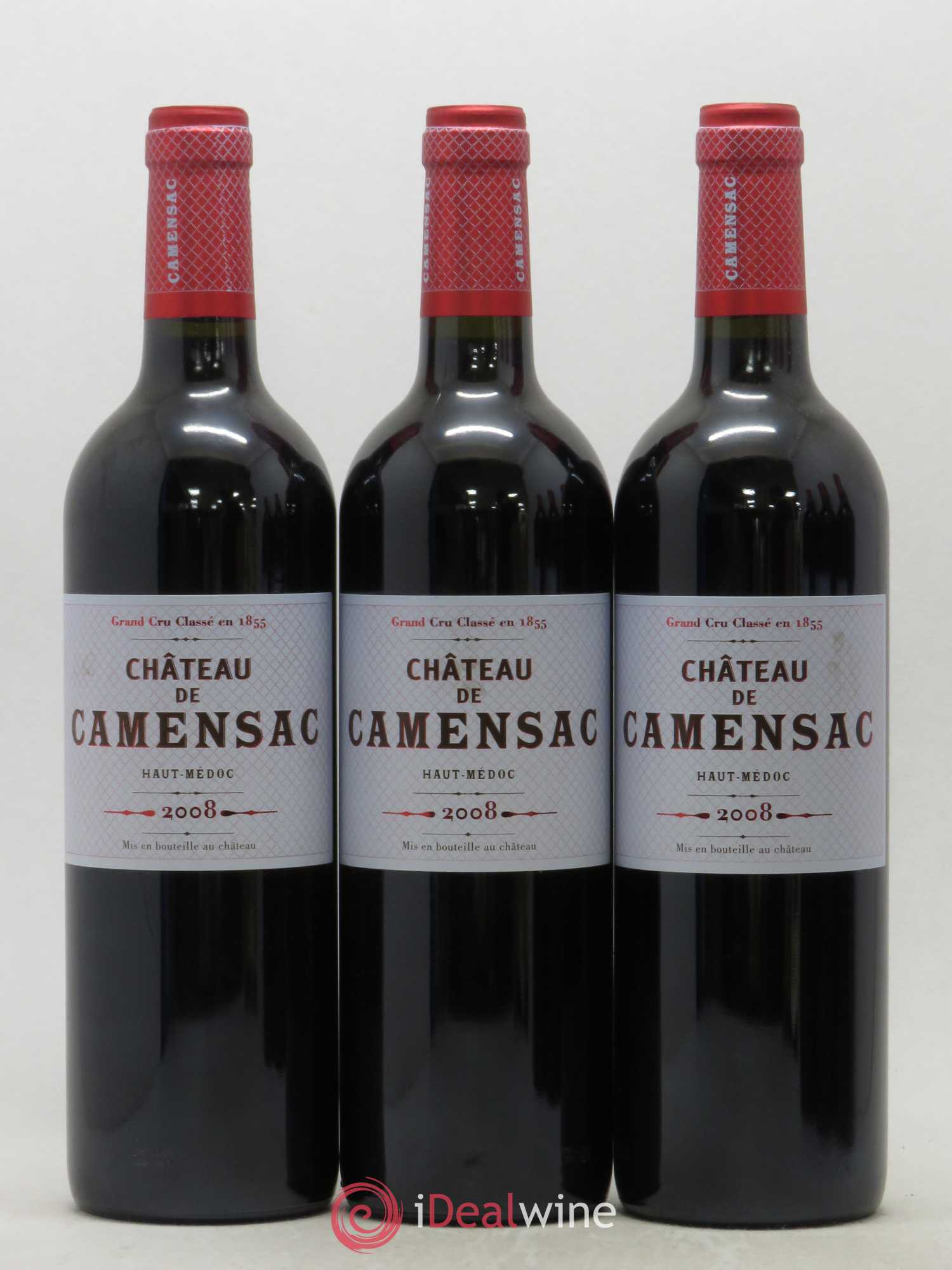 Château Camensac 5ème Grand Cru Classé 2008 - Lot de 6 bouteilles - 1