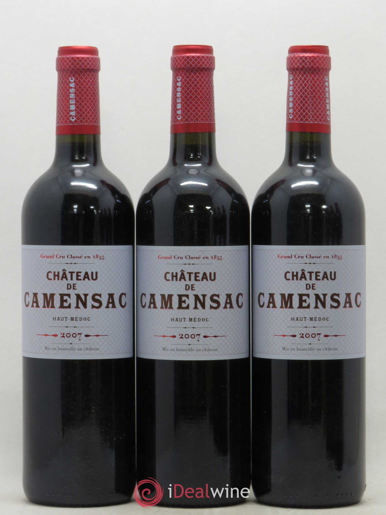 Château Camensac 5ème Grand Cru Classé 2007 - Lot de 6 bouteilles - 1