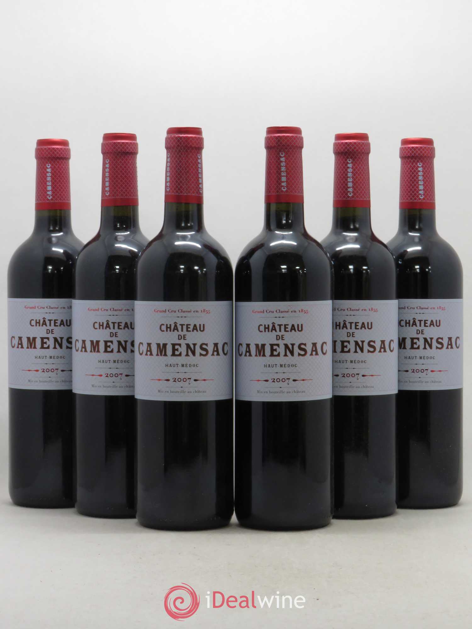 Château Camensac 5ème Grand Cru Classé 2007 - Lot de 6 bouteilles - 0