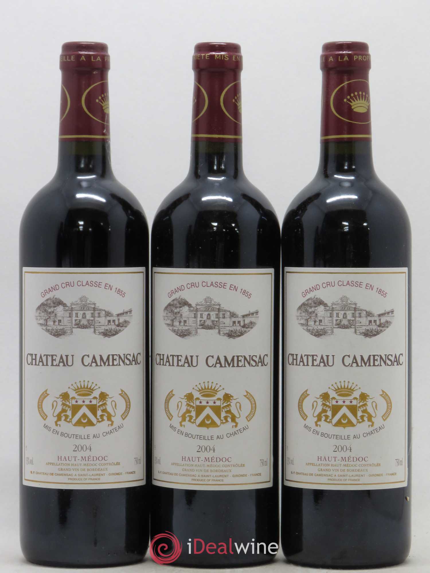 Château Camensac 5ème Grand Cru Classé 2004 - Lot de 6 bouteilles - 2