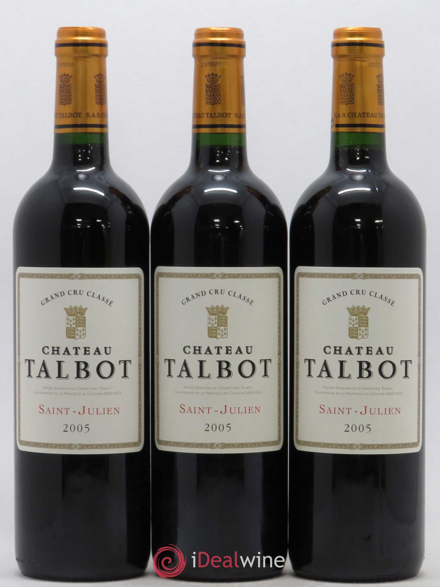 Château Talbot 4ème Grand Cru Classé 2005 - Lot de 12 bouteilles - 3