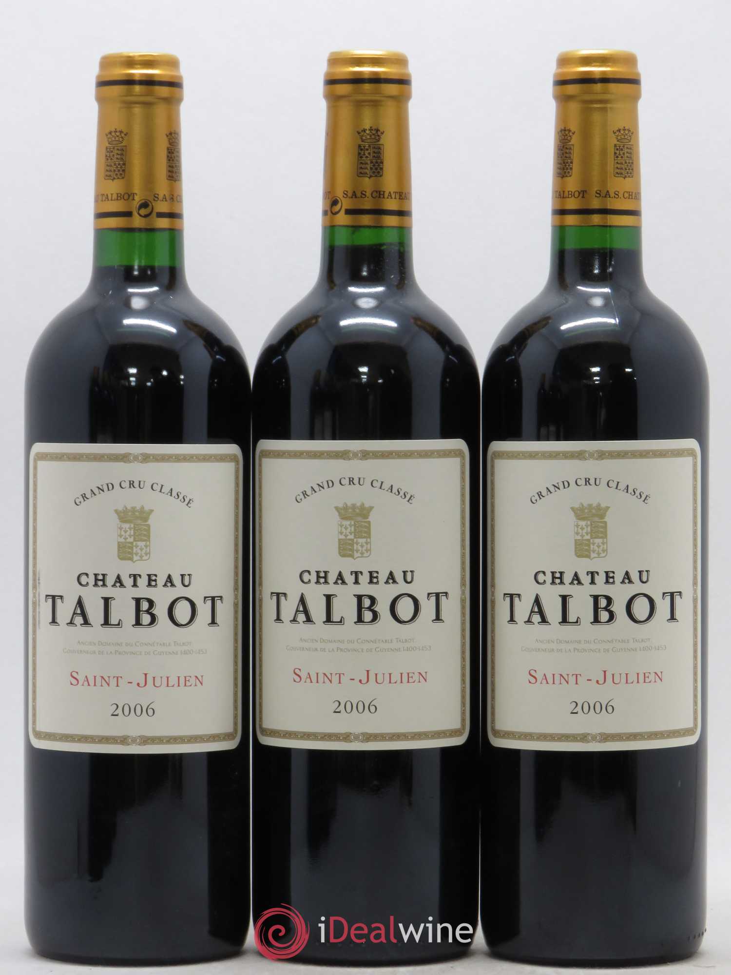 Château Talbot 4ème Grand Cru Classé 2006 - Lot de 12 bouteilles - 2