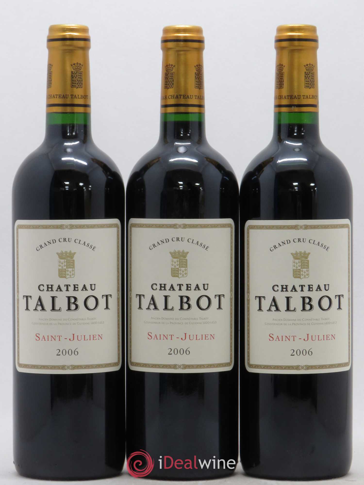 Château Talbot 4ème Grand Cru Classé 2006 - Lot de 12 bouteilles - 3