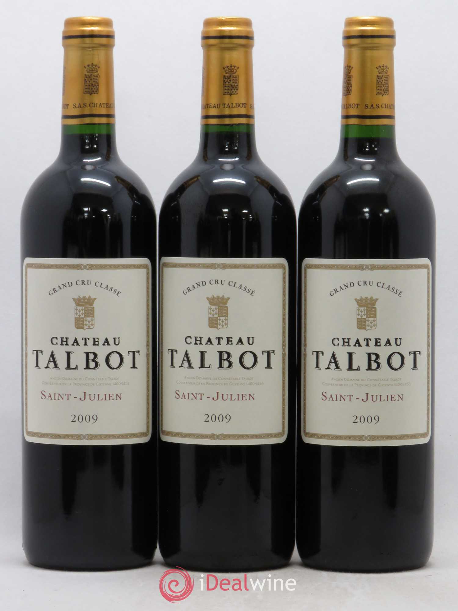 Château Talbot 4ème Grand Cru Classé 2009 - Lot de 12 bouteilles - 3