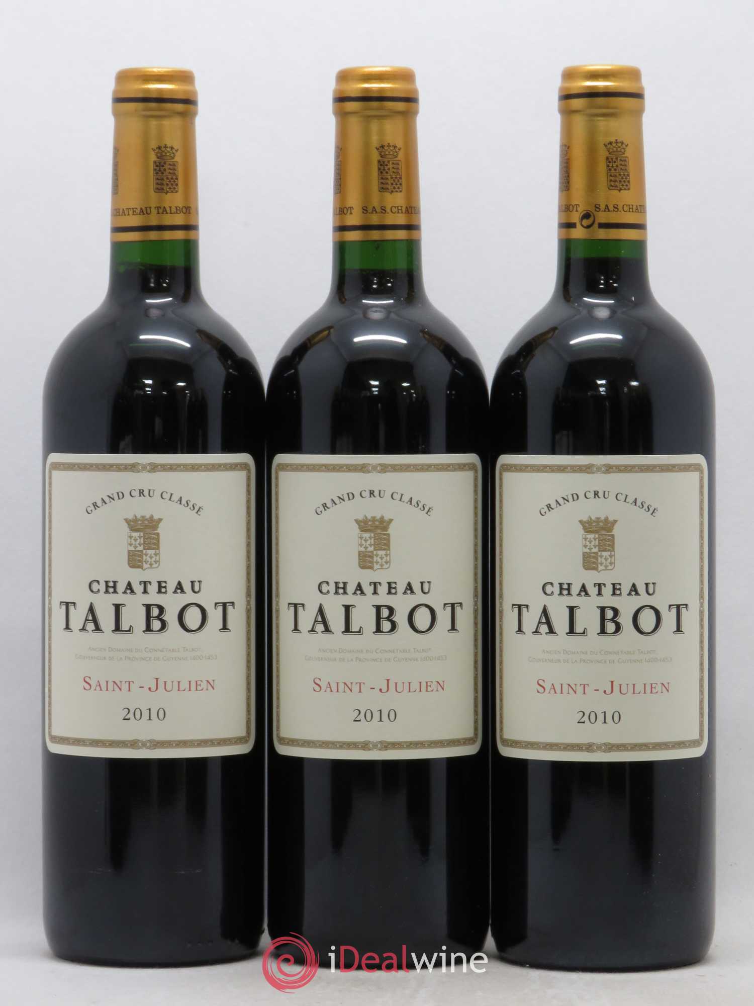 Château Talbot 4ème Grand Cru Classé 2010 - Lot de 12 bouteilles - 3