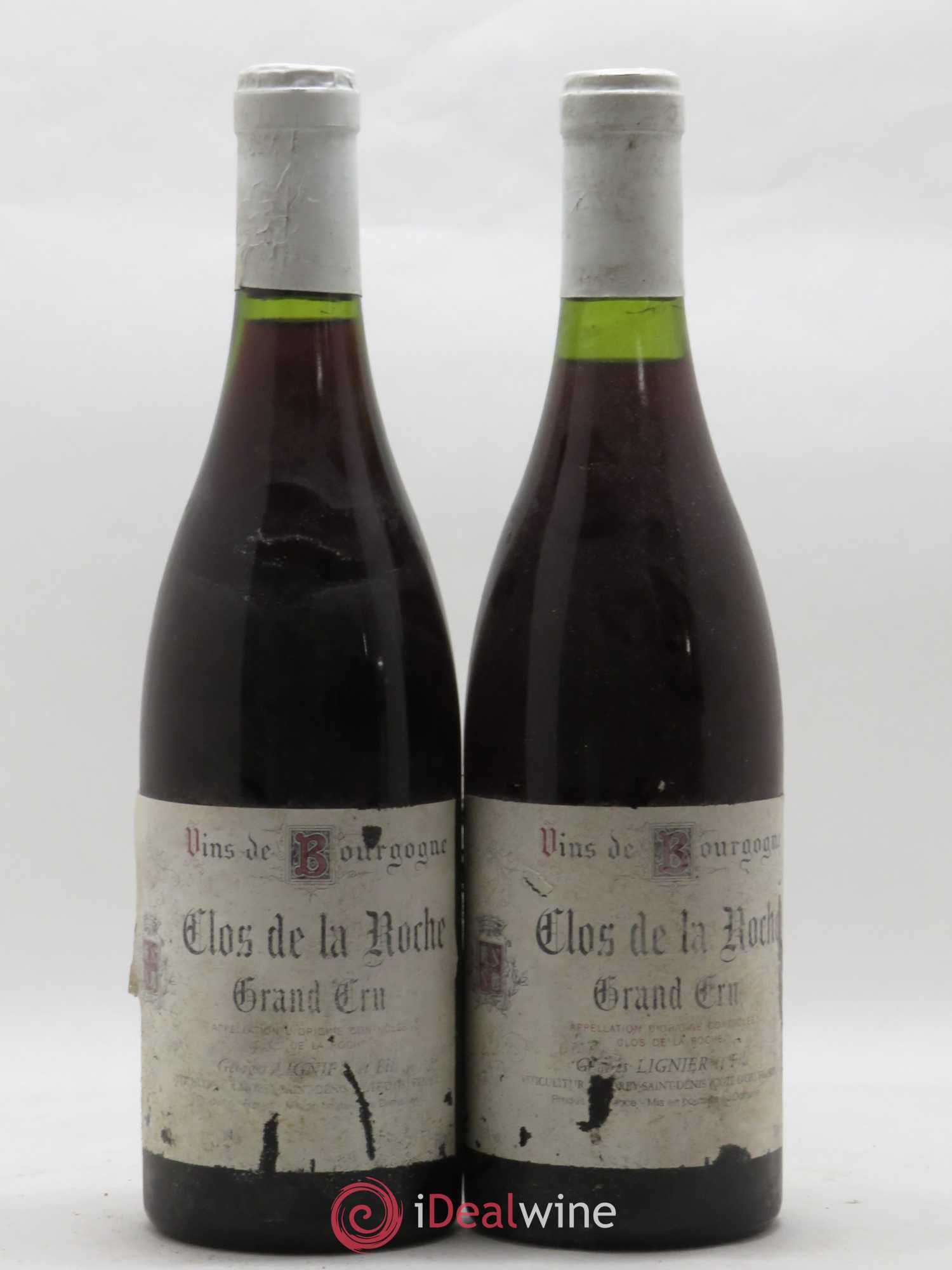 Clos de la Roche Grand Cru Georges Lignier 1988 - Posten von 2 Flaschen - 0