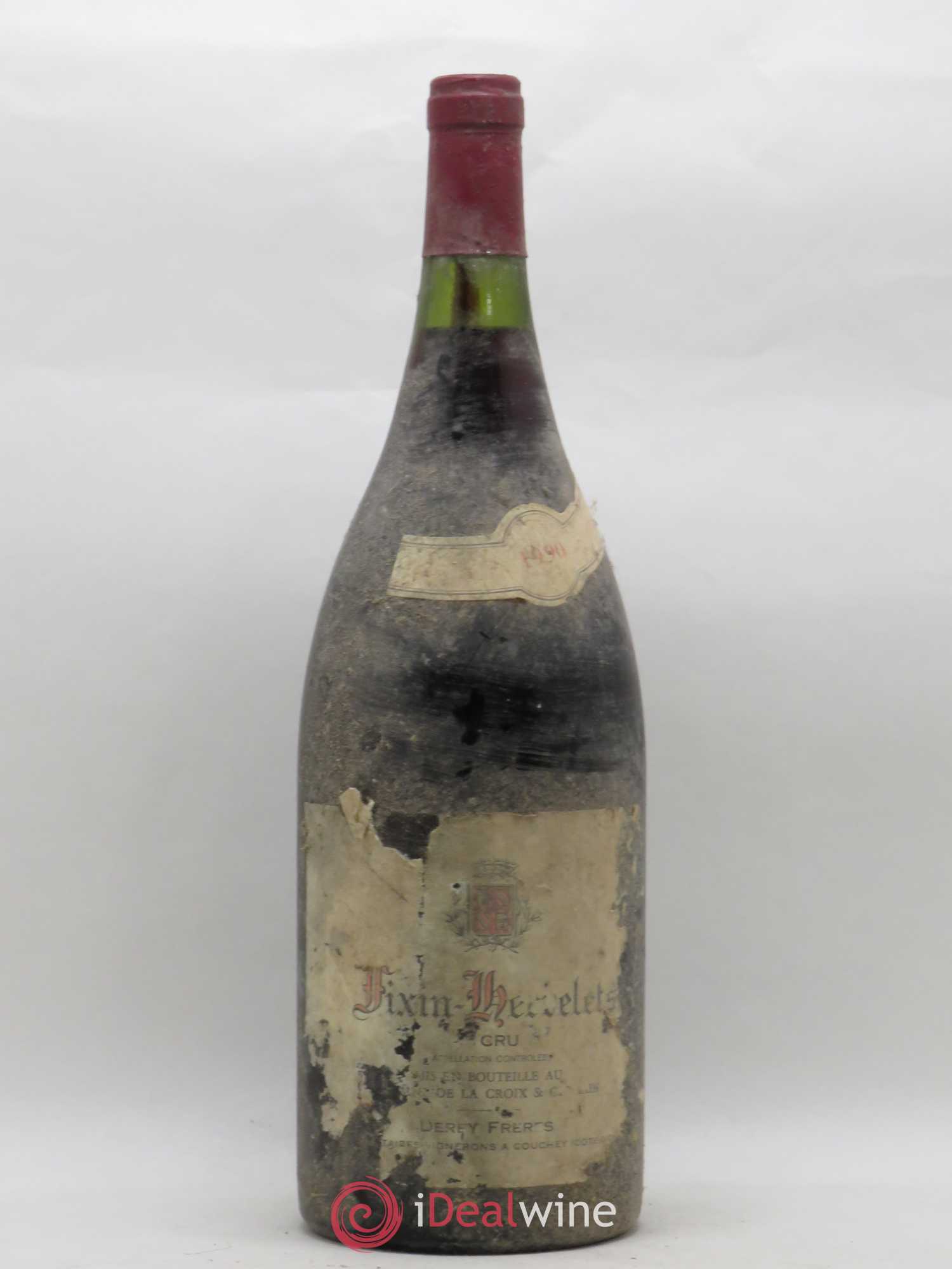 Fixin 1er Cru Hervelets Derey Frères 1990 - Lot de 1 magnum - 0