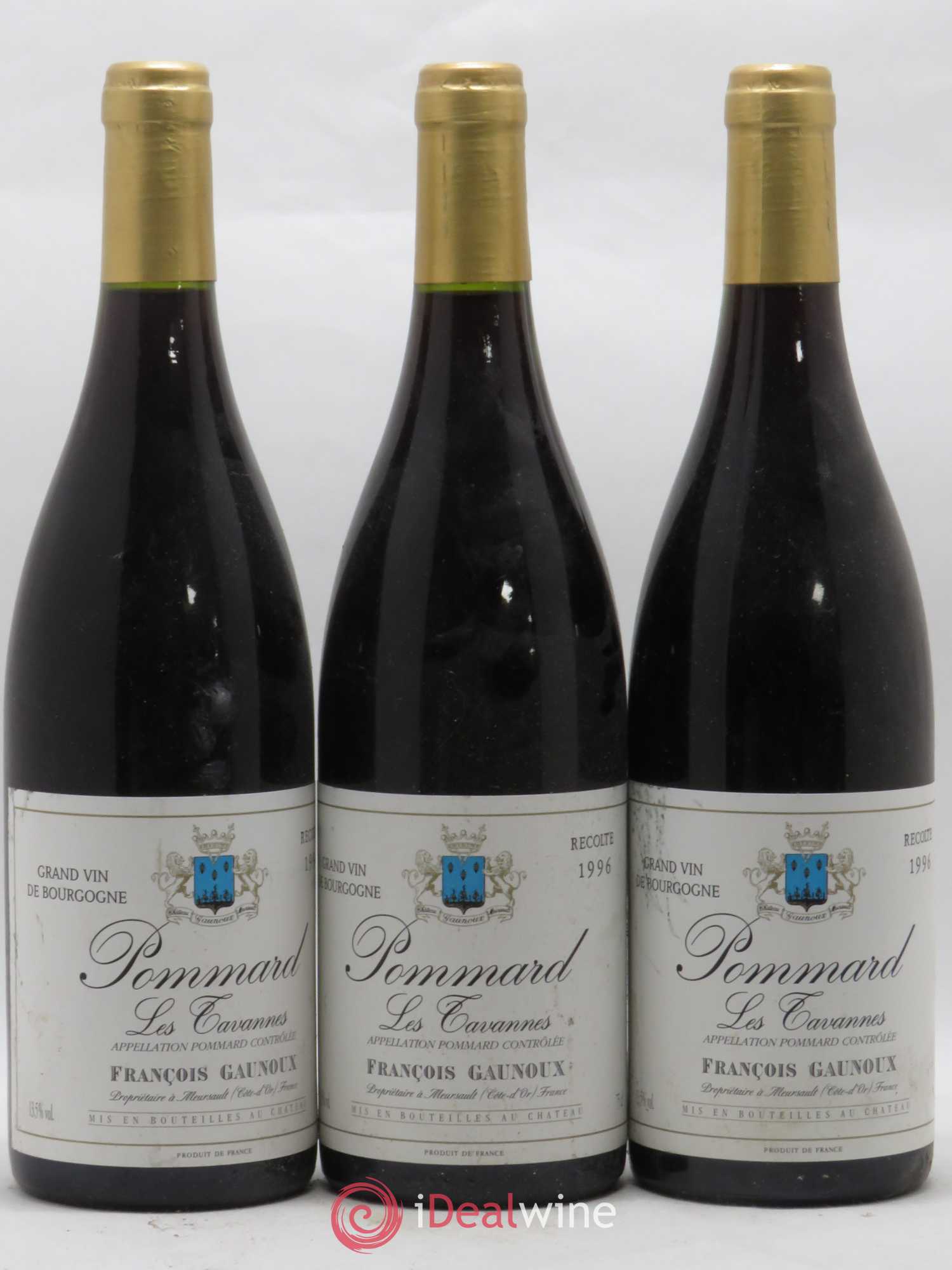 Pommard Les Tavannes François Gaunoux 1996 - Posten von 3 Flaschen - 0