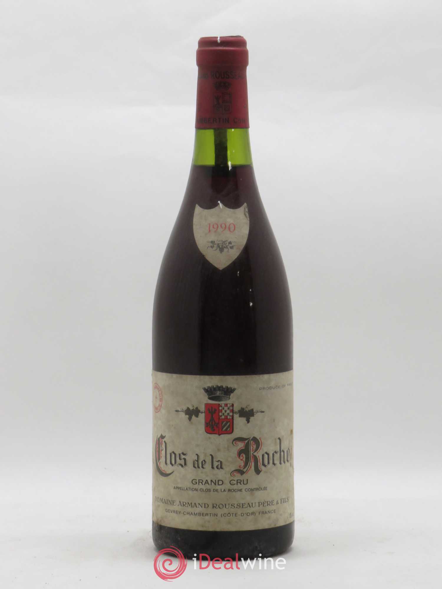 Clos de la Roche Grand Cru Armand Rousseau (Domaine) 1990 - Posten von 1 Flasche - 0