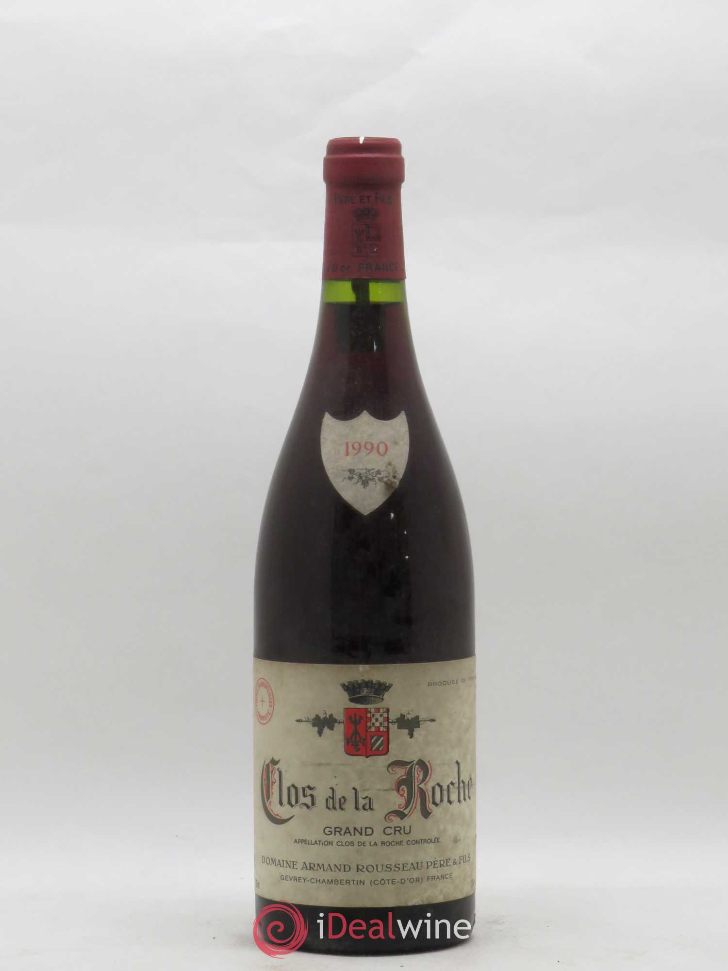 Clos de la Roche Grand Cru Armand Rousseau (Domaine) 1990 - Lot de 1 bouteille - 0