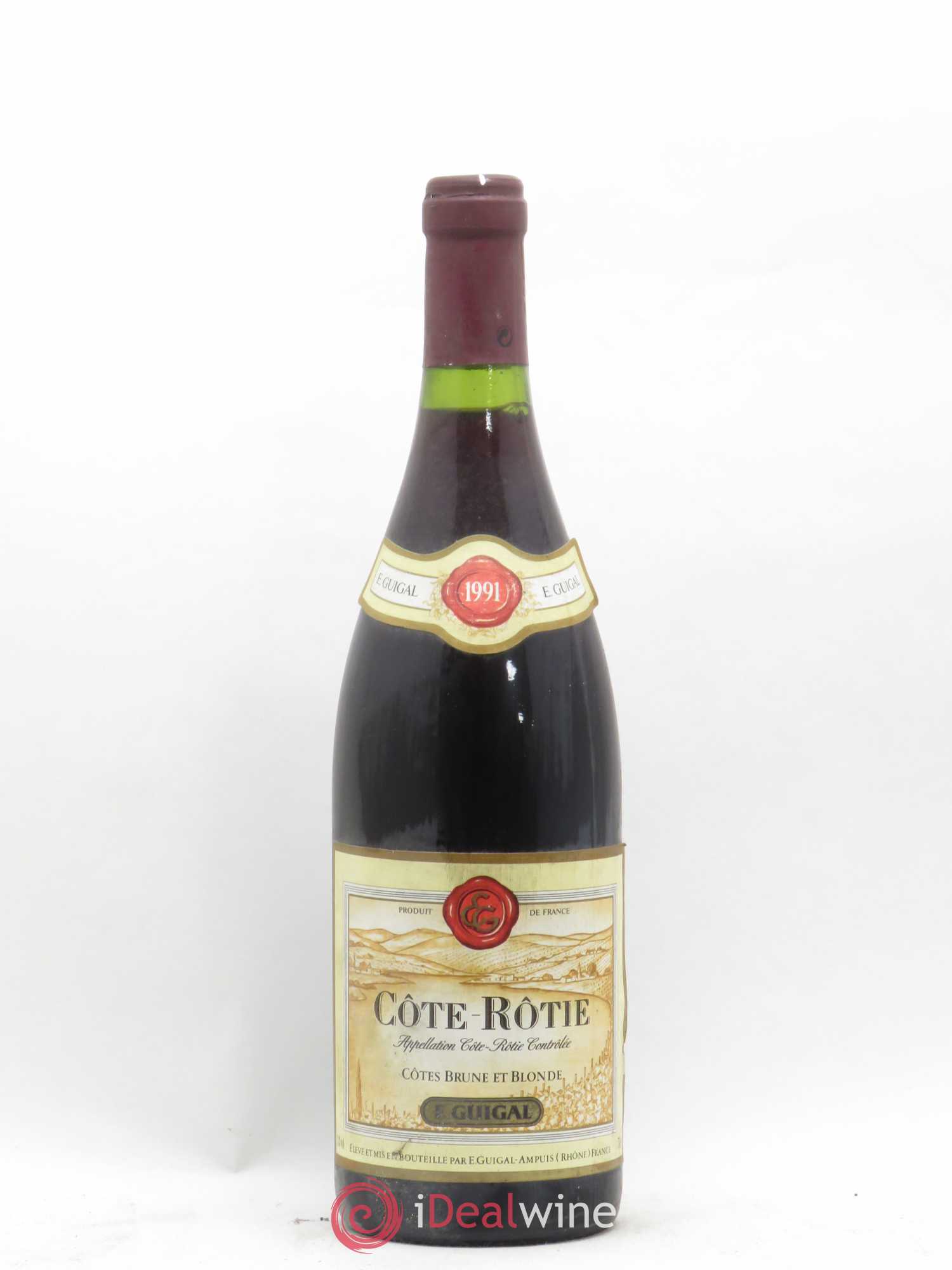 Côte-Rôtie Côtes Brune et Blonde Guigal 1991 - Lot de 1 bouteille - 0