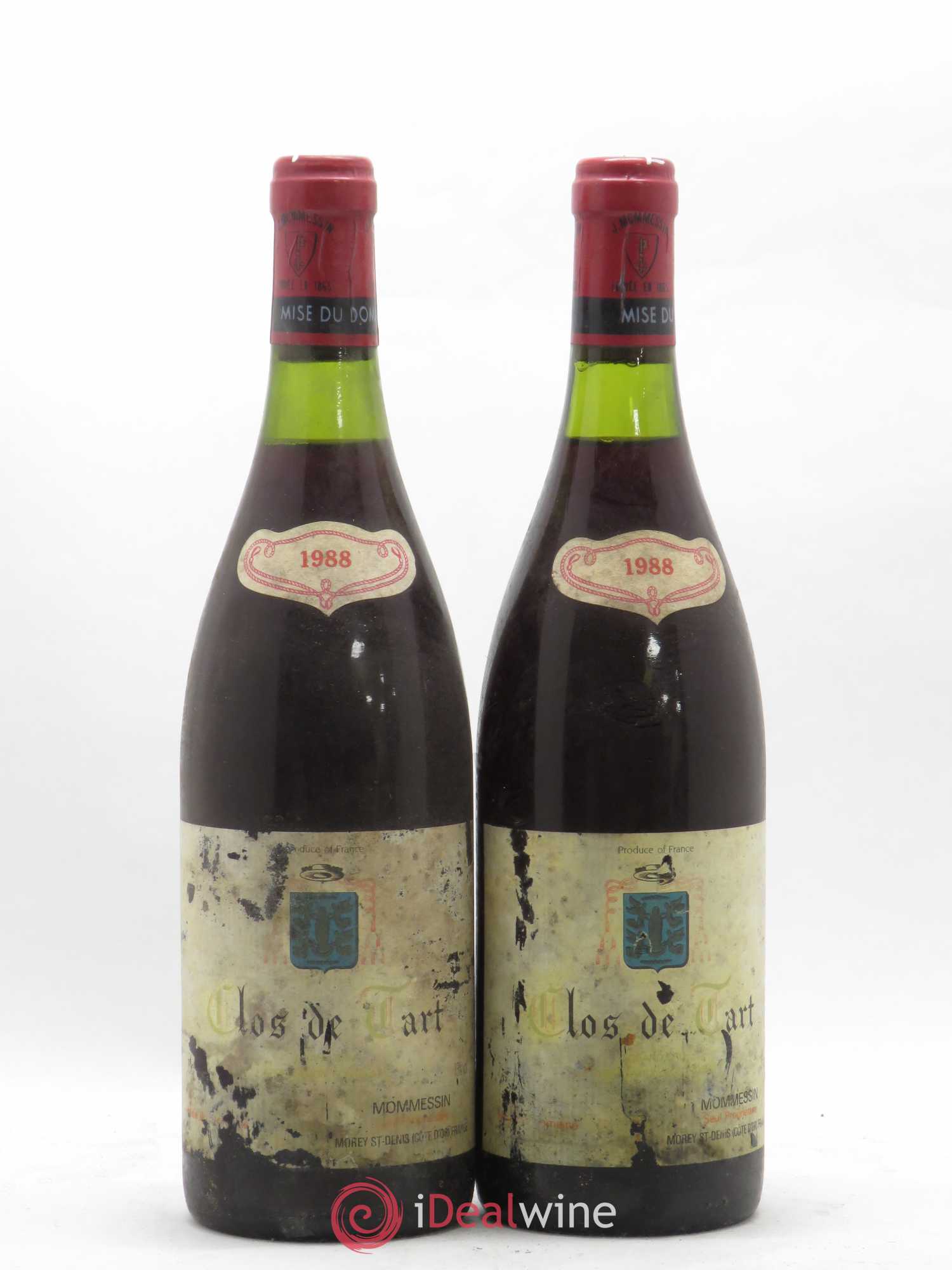Clos de Tart Grand Cru Clos de Tart 1988 - Lot de 2 bouteilles - 0
