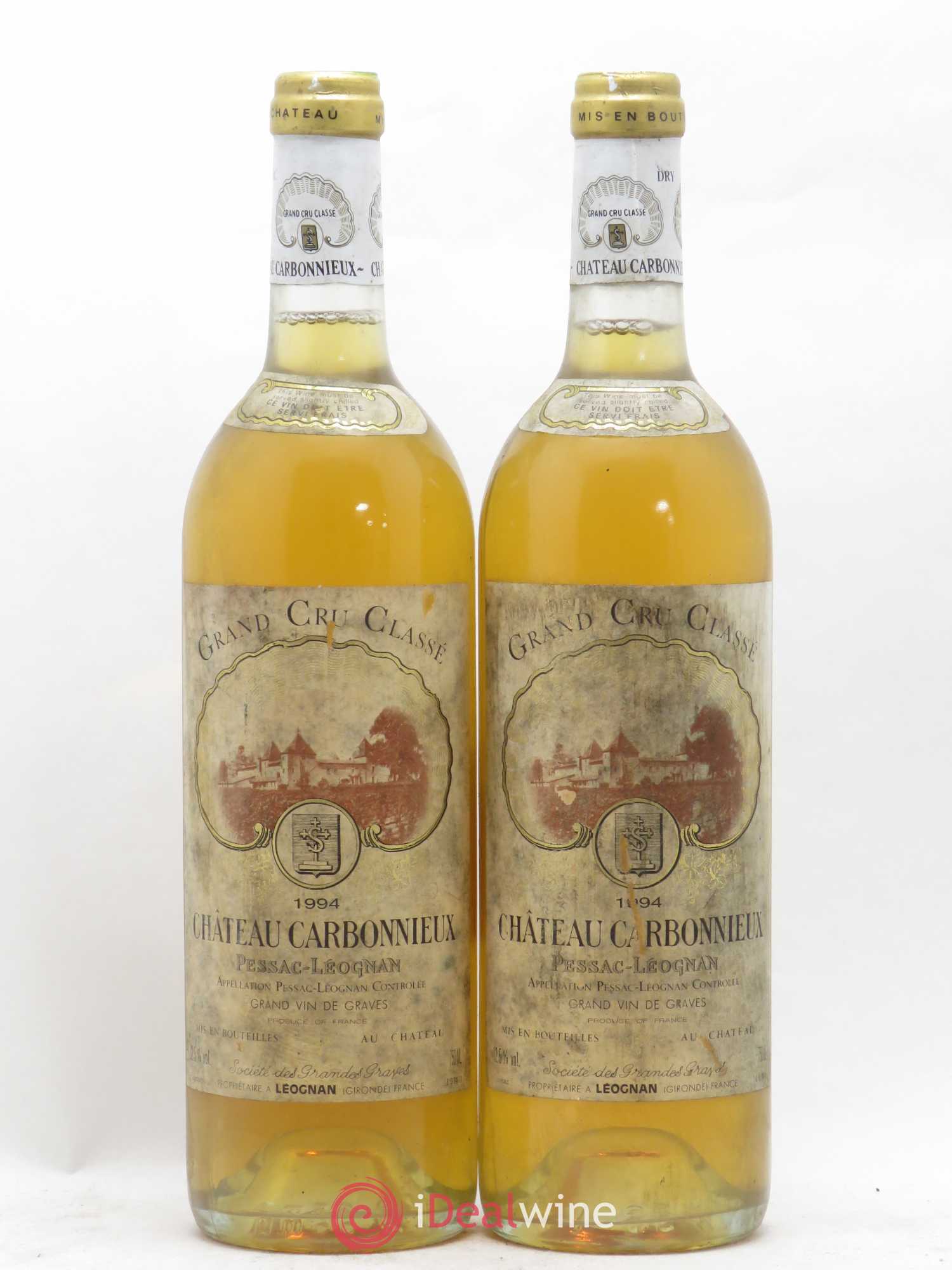 Château Carbonnieux Cru Classé de Graves 1994 - Lot de 5 bouteilles - 2