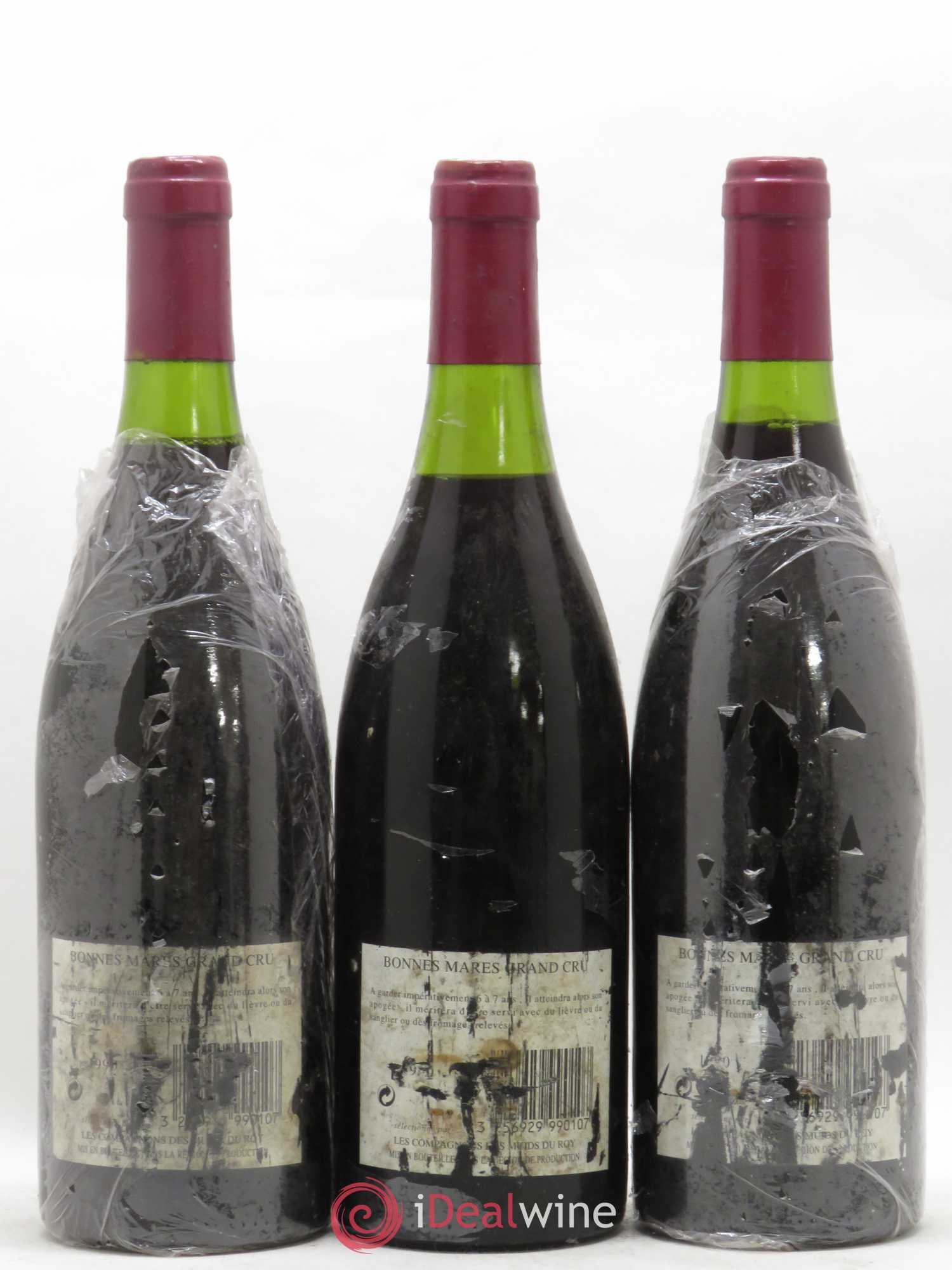 Bonnes-Mares Grand Cru Domaine Drouhin-Laroze 1990 - Lot de 3 bouteilles - 1