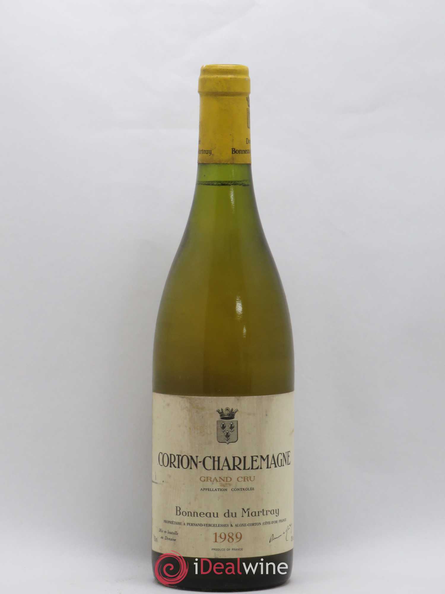 Corton-Charlemagne Grand Cru Bonneau du Martray (Domaine) 1989 - Lot de 1 bouteille - 0