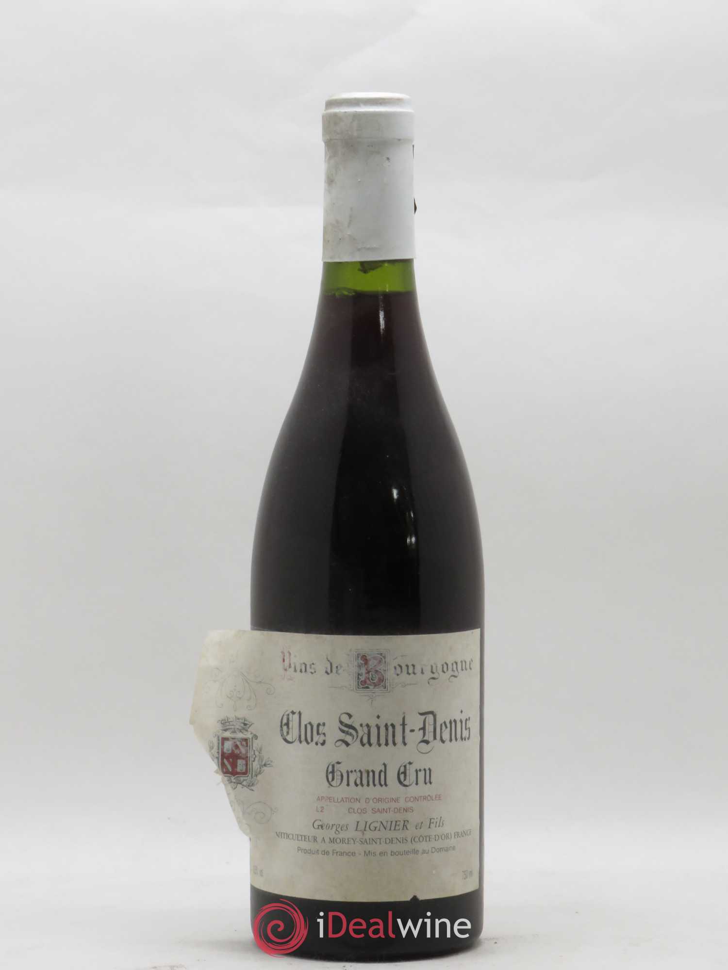 Clos Saint-Denis Grand Cru Georges Lignier (Domaine) (sans prix de réserve) 1990 - Lot de 1 bouteille - 0