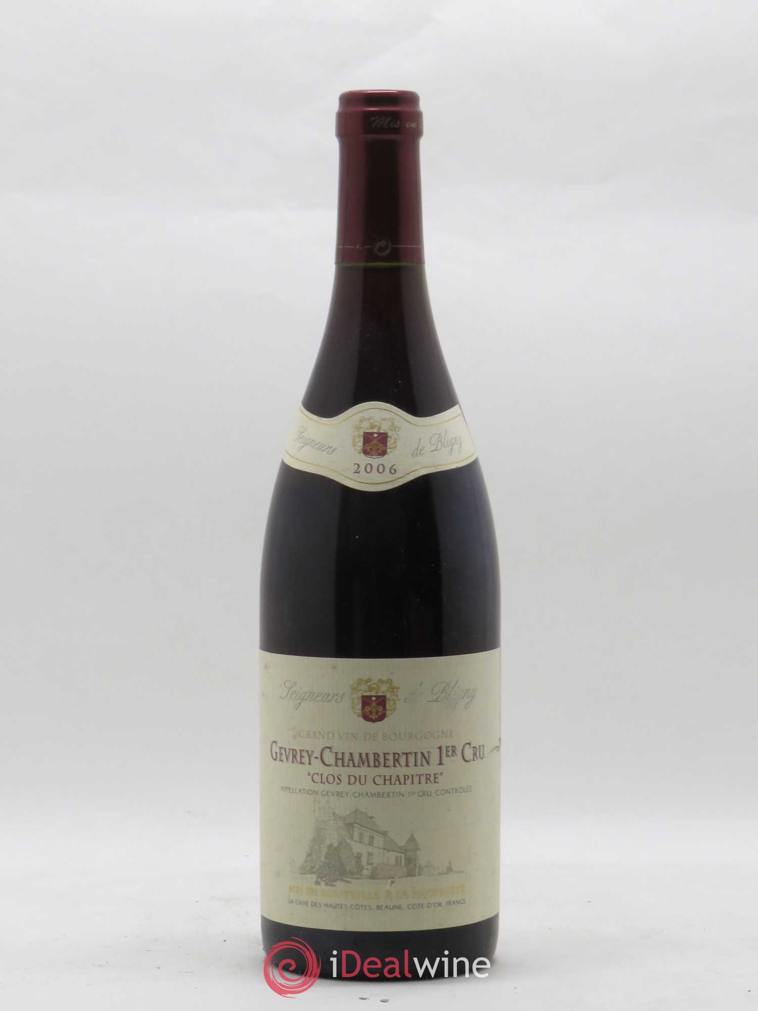Gevrey-Chambertin 1er Cru Clos du Chapitre Seigneurs de Bligny 2006 - Posten von 1 Flasche - 0