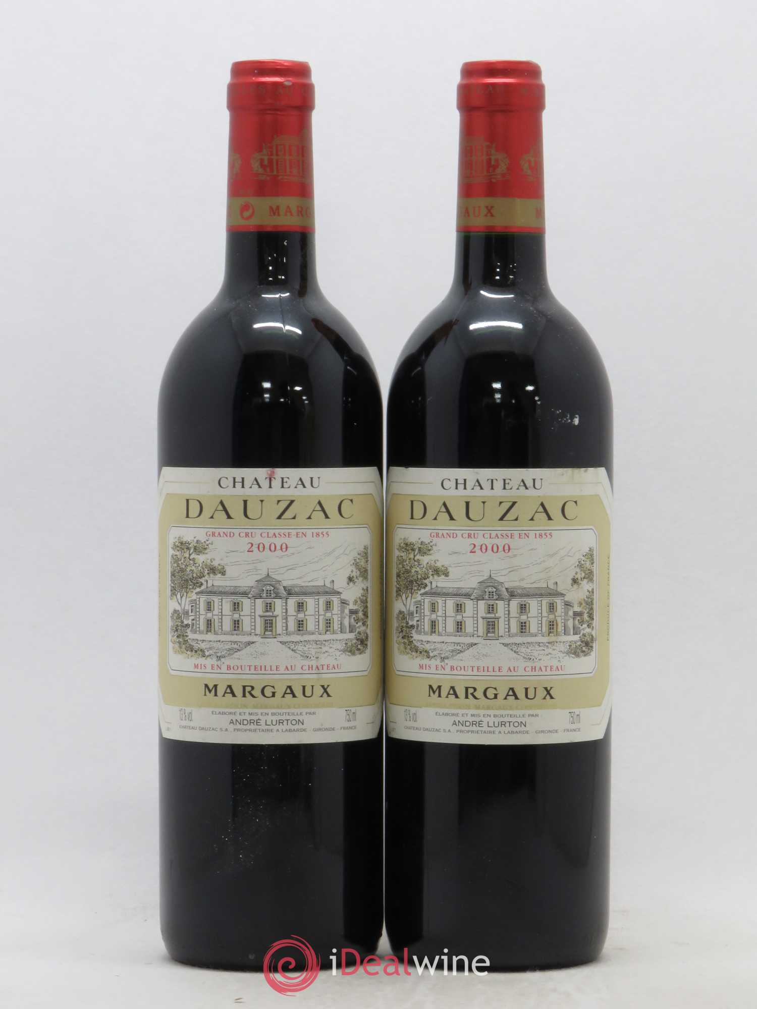 Château Dauzac 5ème Grand Cru Classé 2000 - Lot de 2 bouteilles - 0