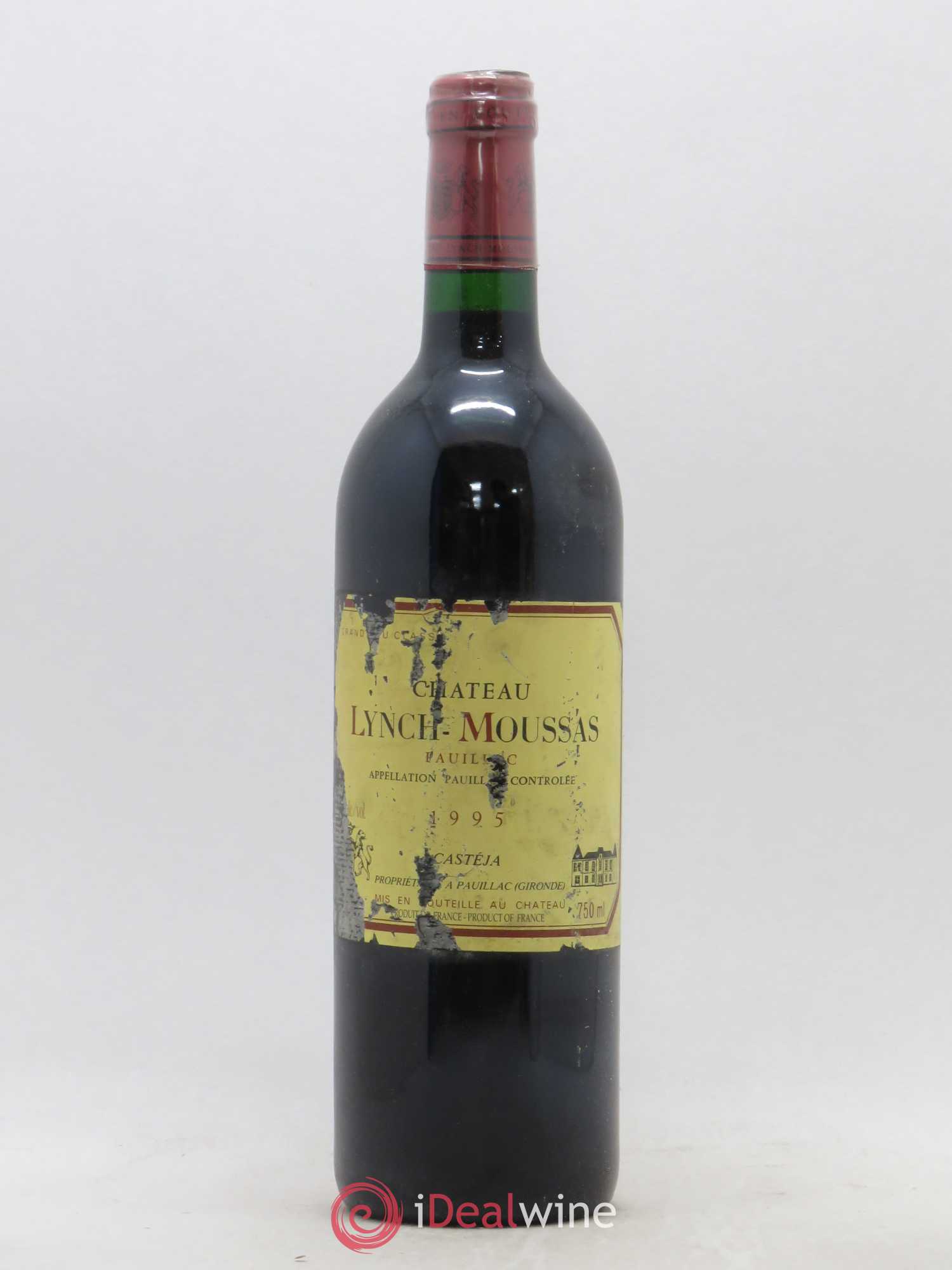 Château Lynch Moussas 5ème Grand Cru Classé 1995 - Lot de 1 bouteille - 0