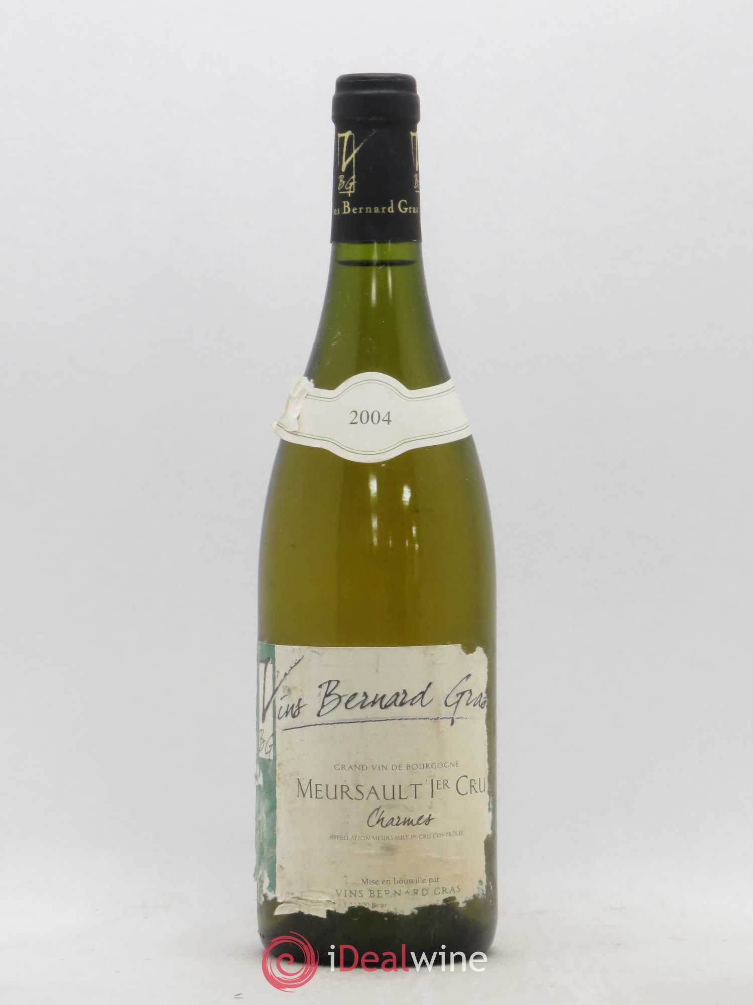 Meursault 1er Cru Charmes Bernard Gras 2004 - Posten von 1 Flasche - 0
