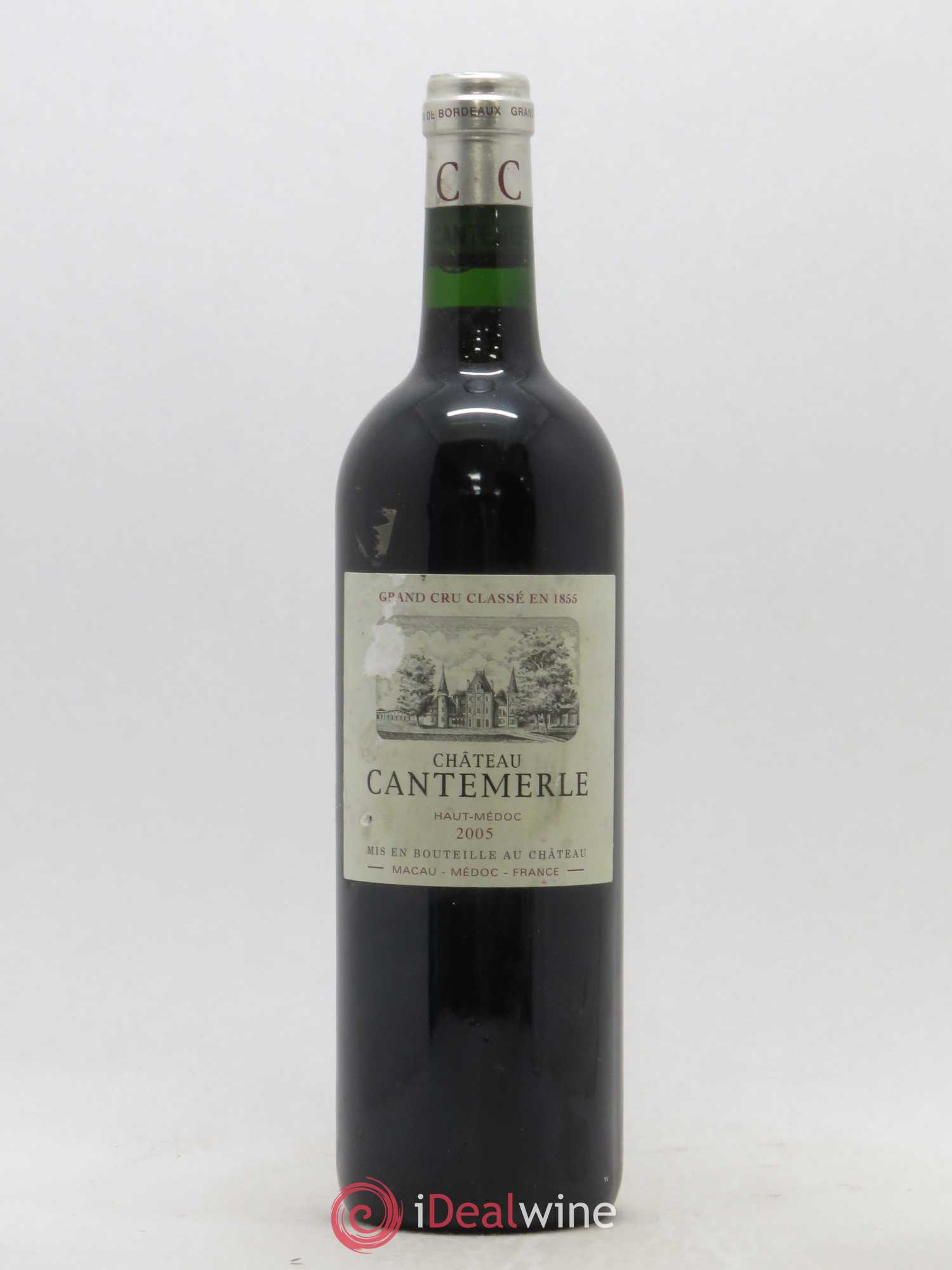Château Cantemerle 5ème Grand Cru Classé 2005 - Lot de 1 bouteille - 0