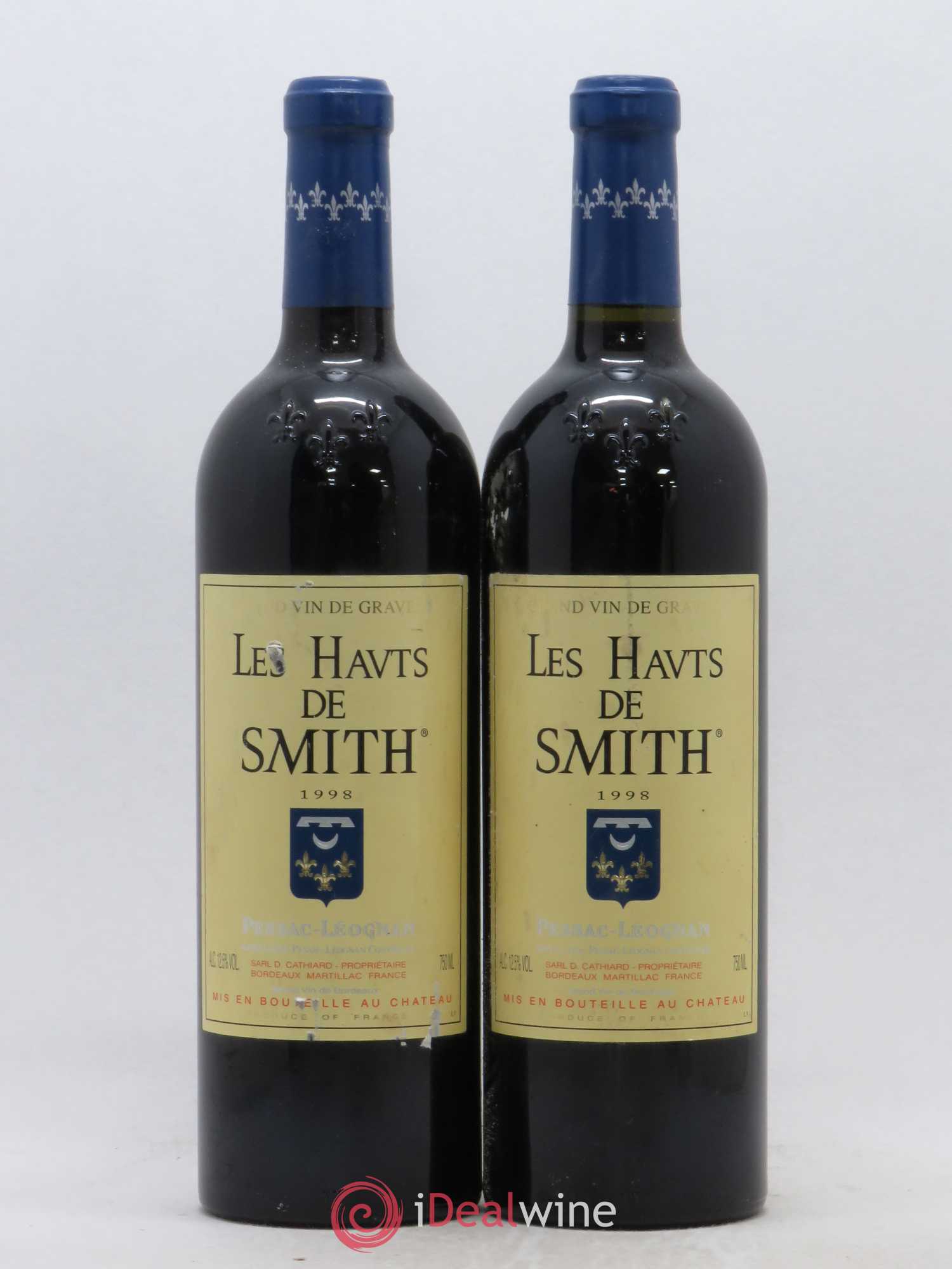Les Hauts de Smith Second Vin 1998 - Lot de 2 bouteilles - 0