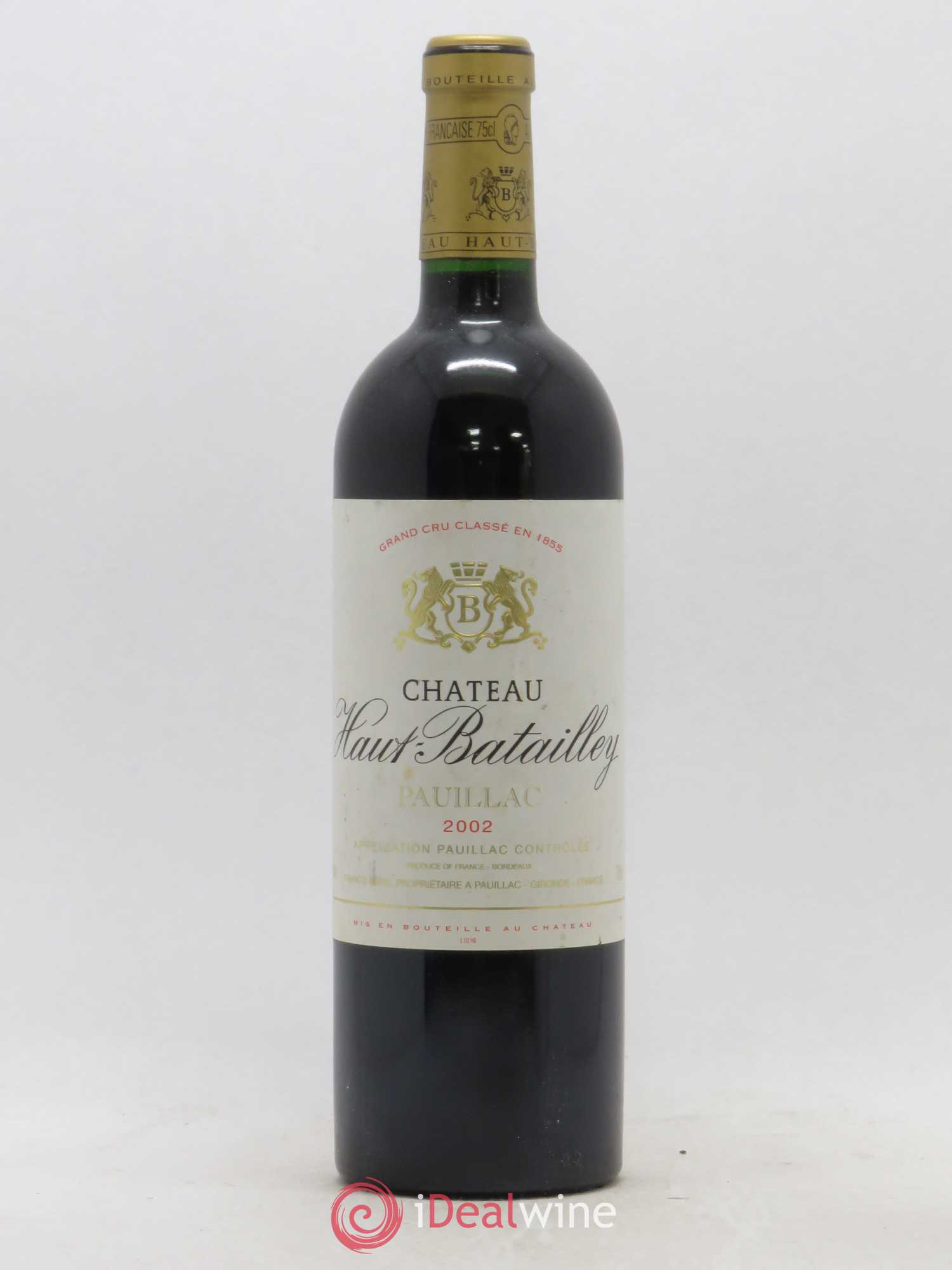 Château Haut Batailley 5ème Grand Cru Classé 2002 - Lot de 1 bouteille - 0