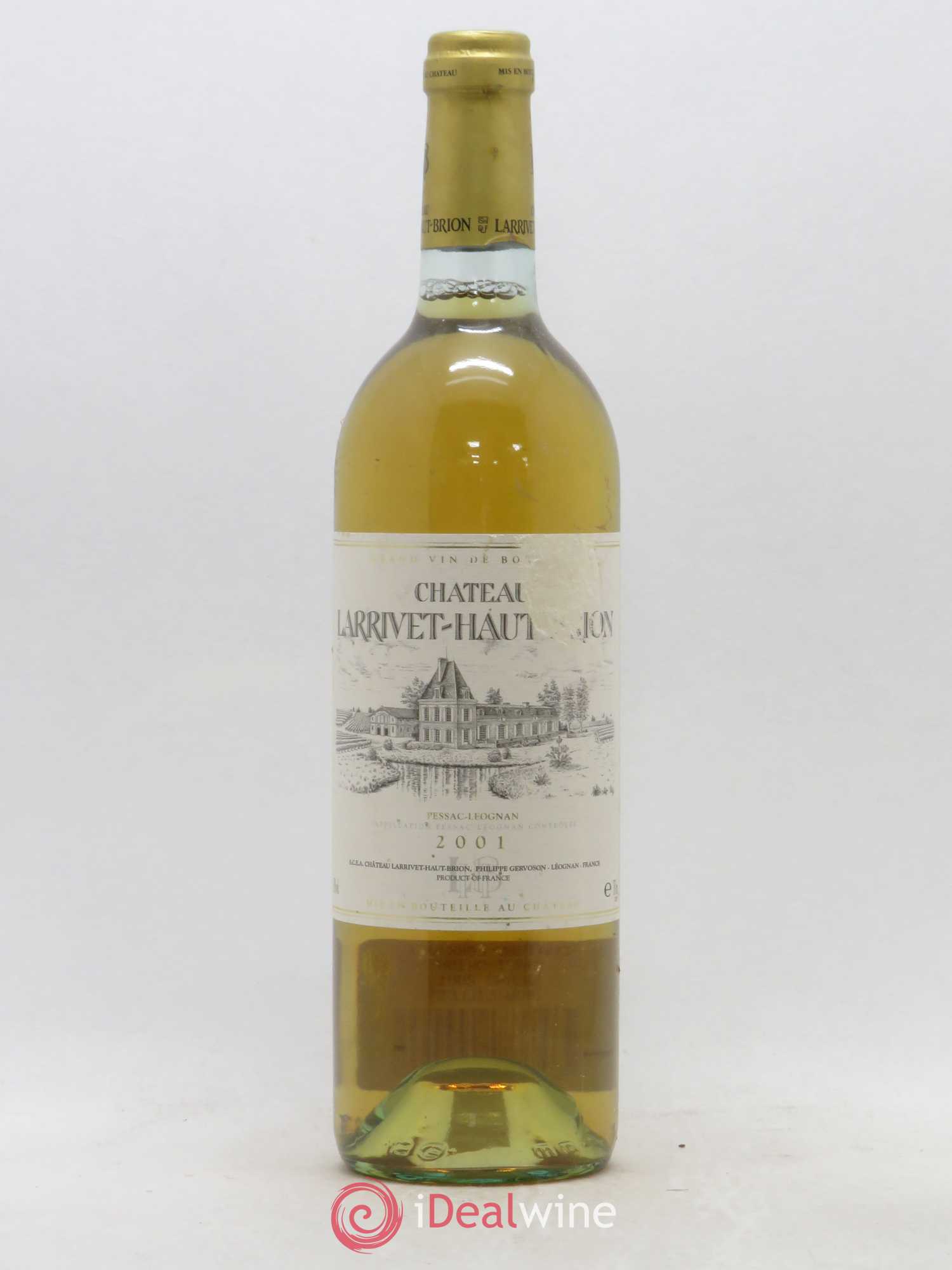 Château Larrivet Haut-Brion 2001 - Lot de 1 bouteille - 0