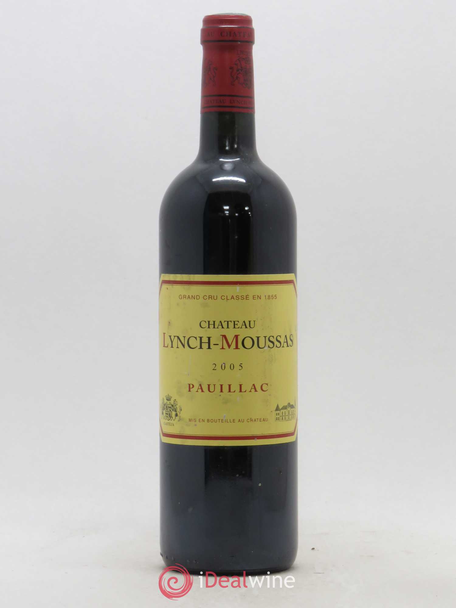 Château Lynch Moussas 5ème Grand Cru Classé 2005 - Lot de 1 bouteille - 0