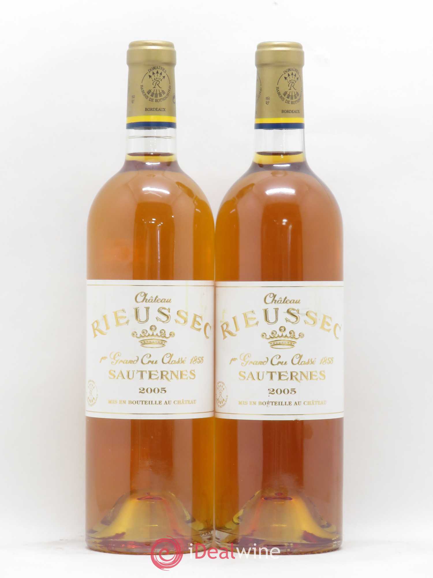 Château Rieussec 1er Grand Cru Classé 2005 - Lotto di 2 bottiglie - 0
