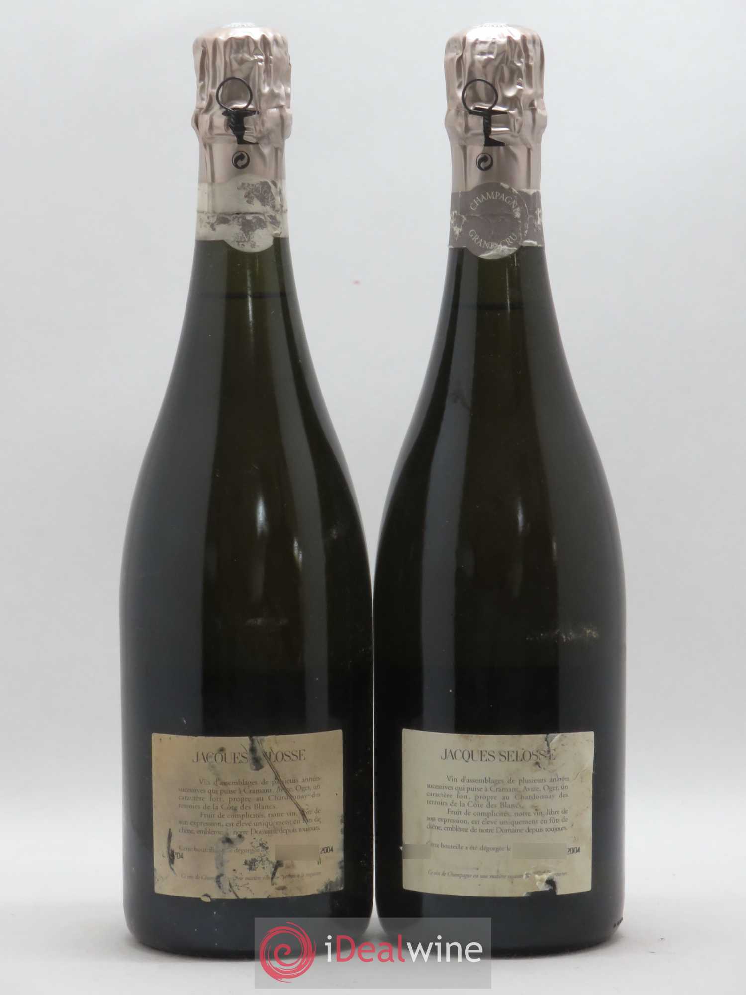 Blanc de Blancs Grand Cru Extra-Brut Jacques Selosse - Lot de 2 bouteilles - 1