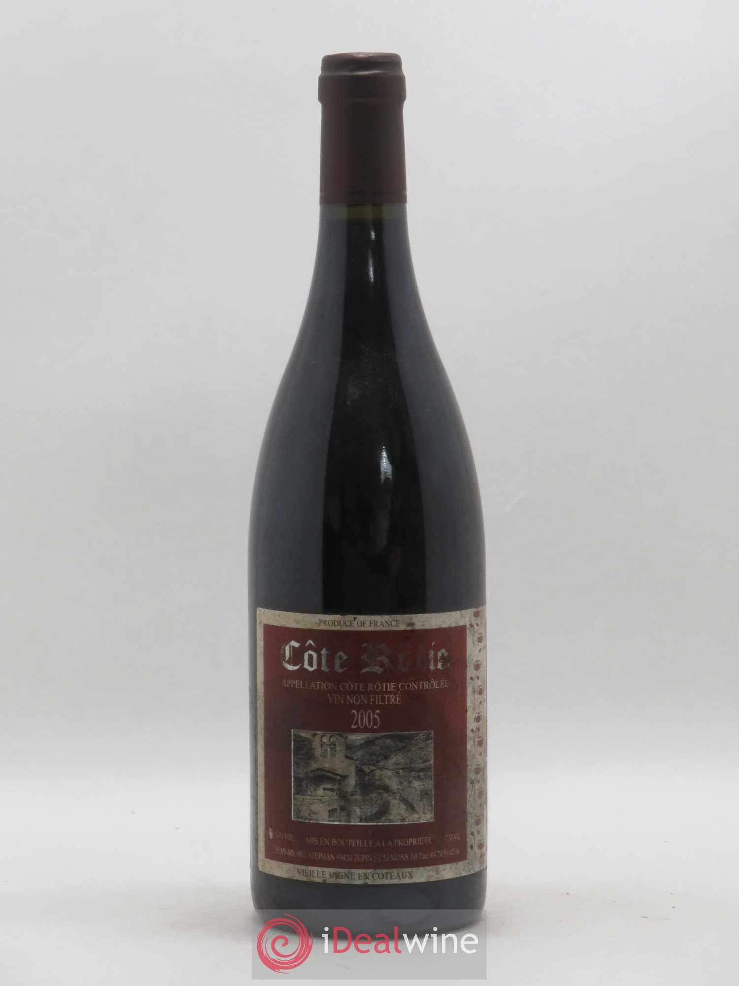 Côte-Rôtie Vieilles Vignes en Coteaux Jean-Michel Stephan 2005 - Lot de 1 bouteille - 0