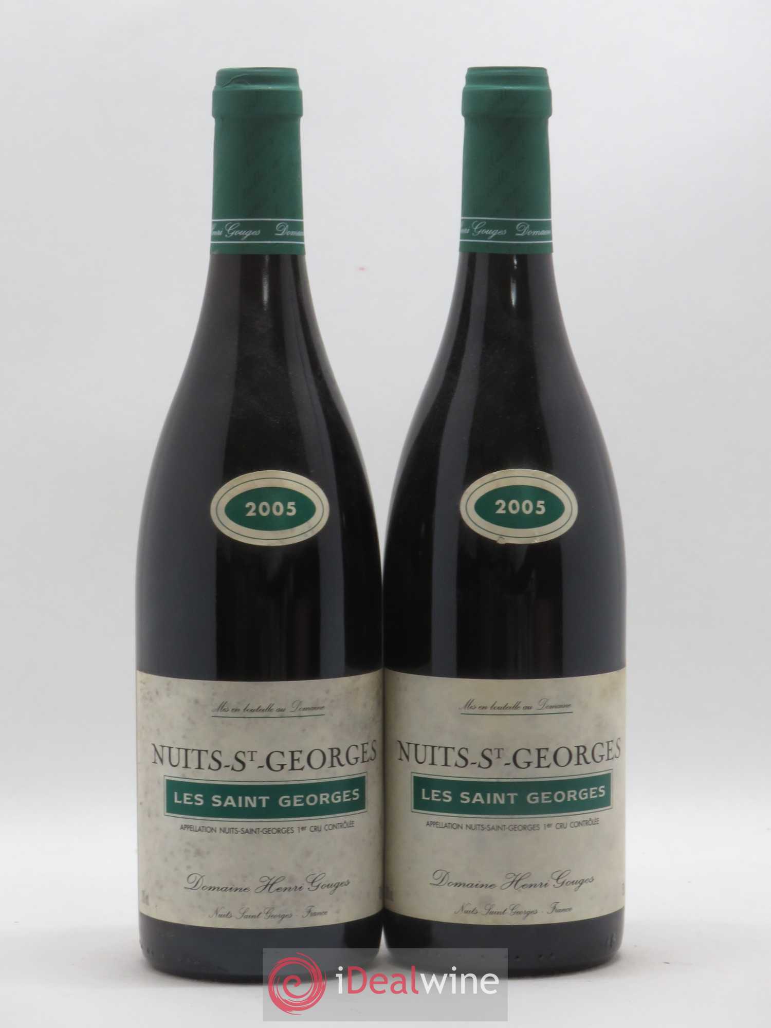 Nuits-Saint-Georges 1er Cru Les Saints Georges Henri Gouges 2005 - Lot de 2 bouteilles - 0