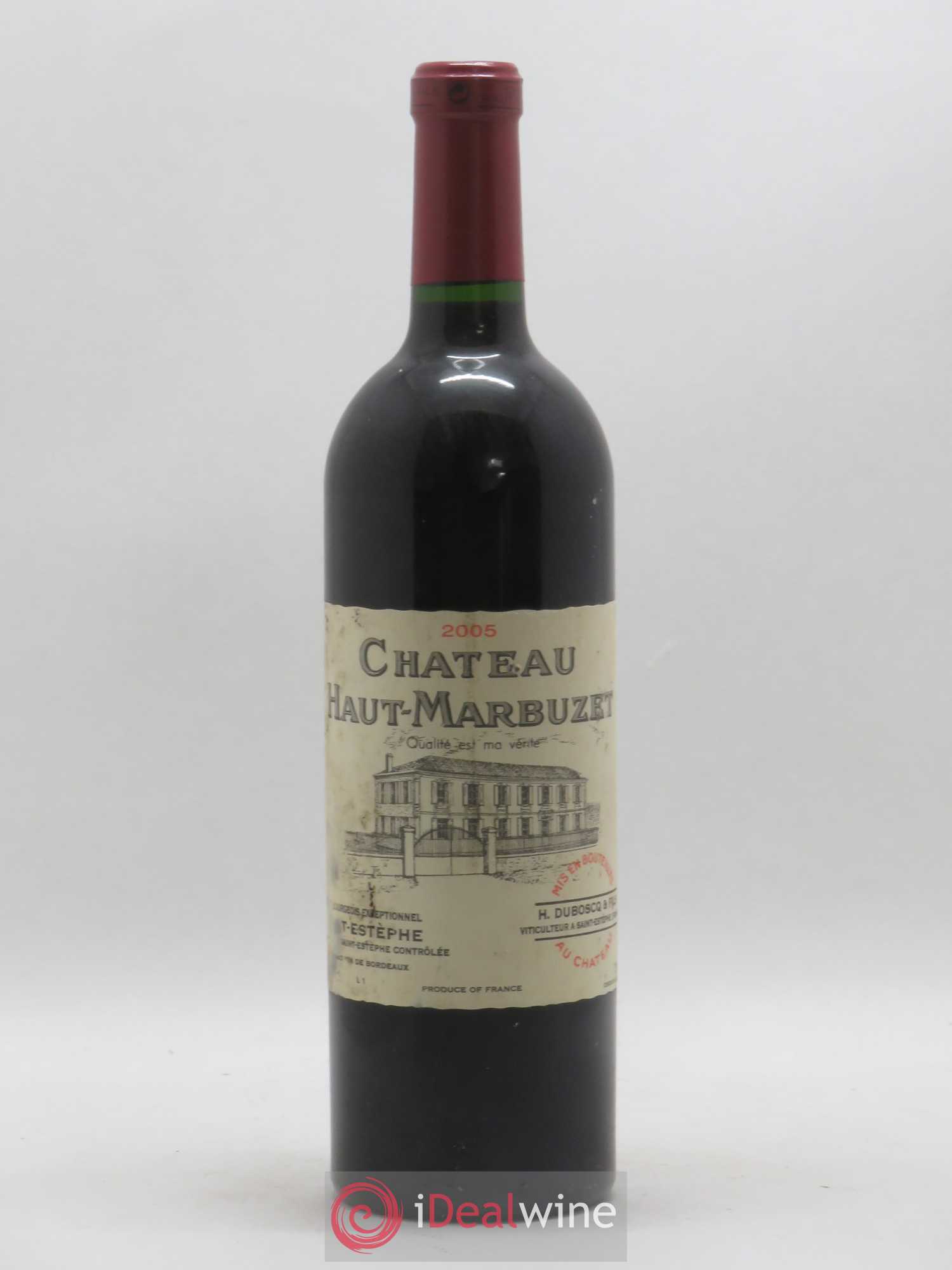 Château Haut Marbuzet 2005 - Lot de 1 bouteille - 0