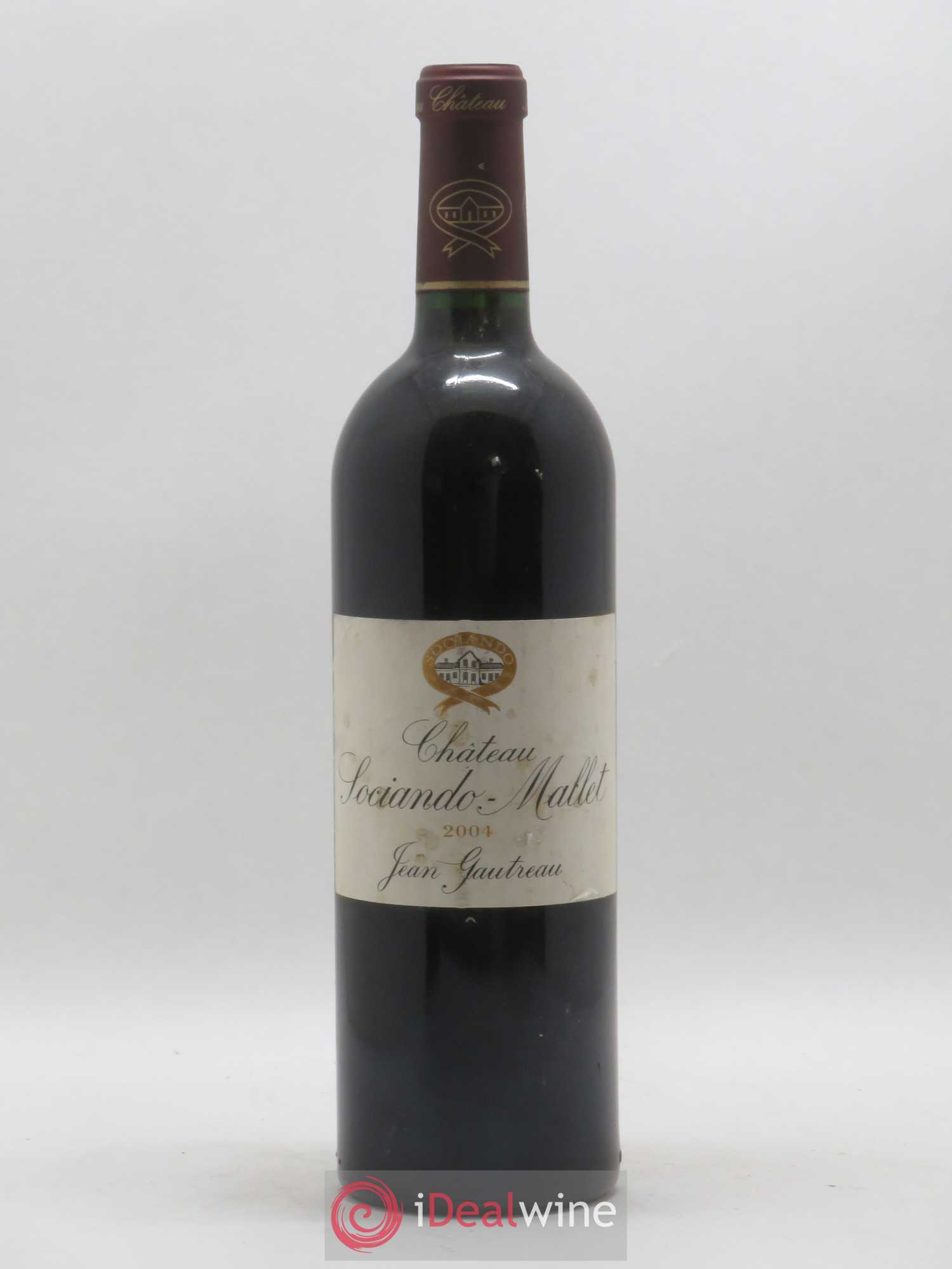 Château Sociando Mallet 2004 - Lot de 1 bouteille - 0