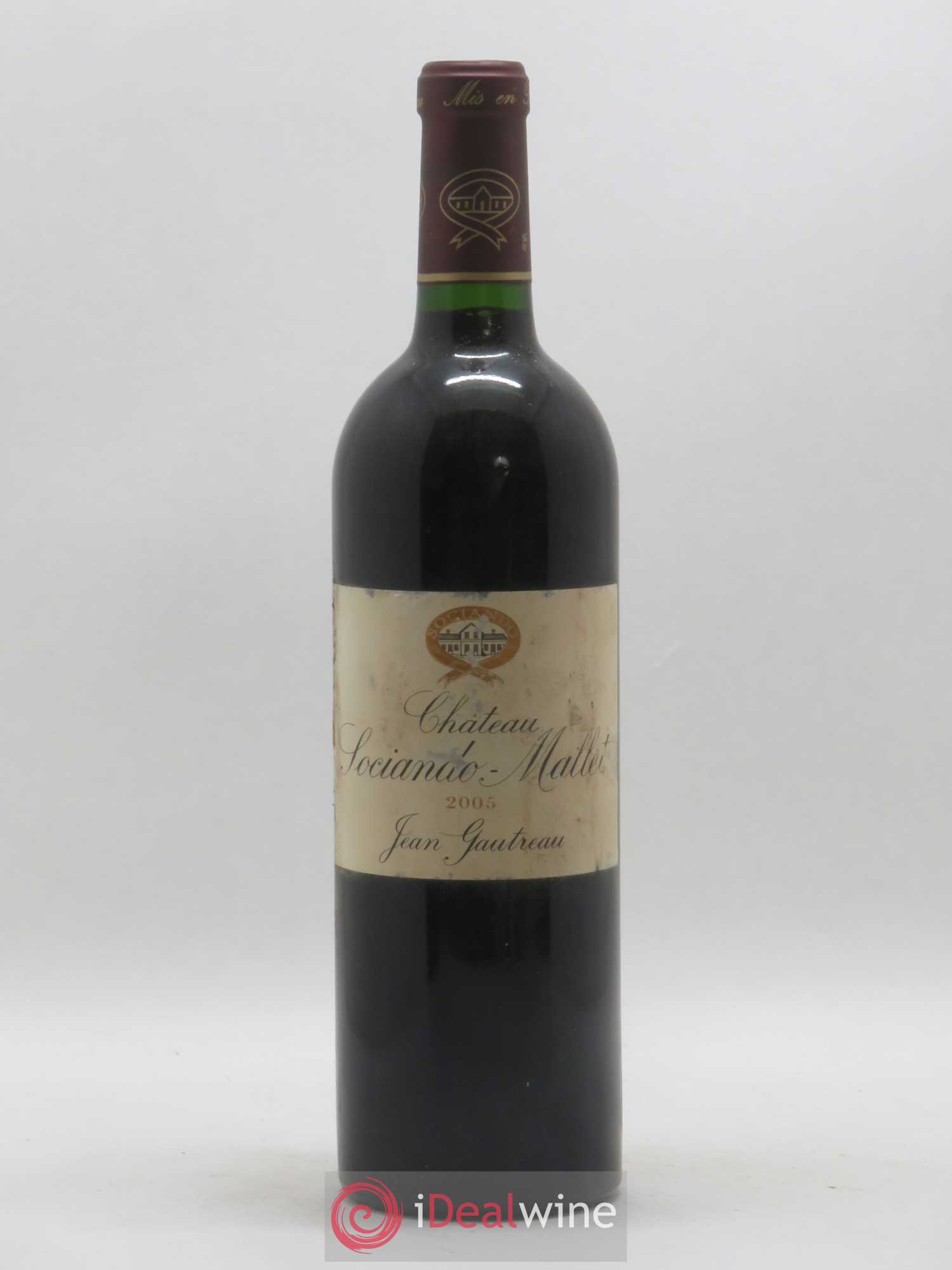 Château Sociando Mallet 2005 - Lot de 1 bouteille - 0
