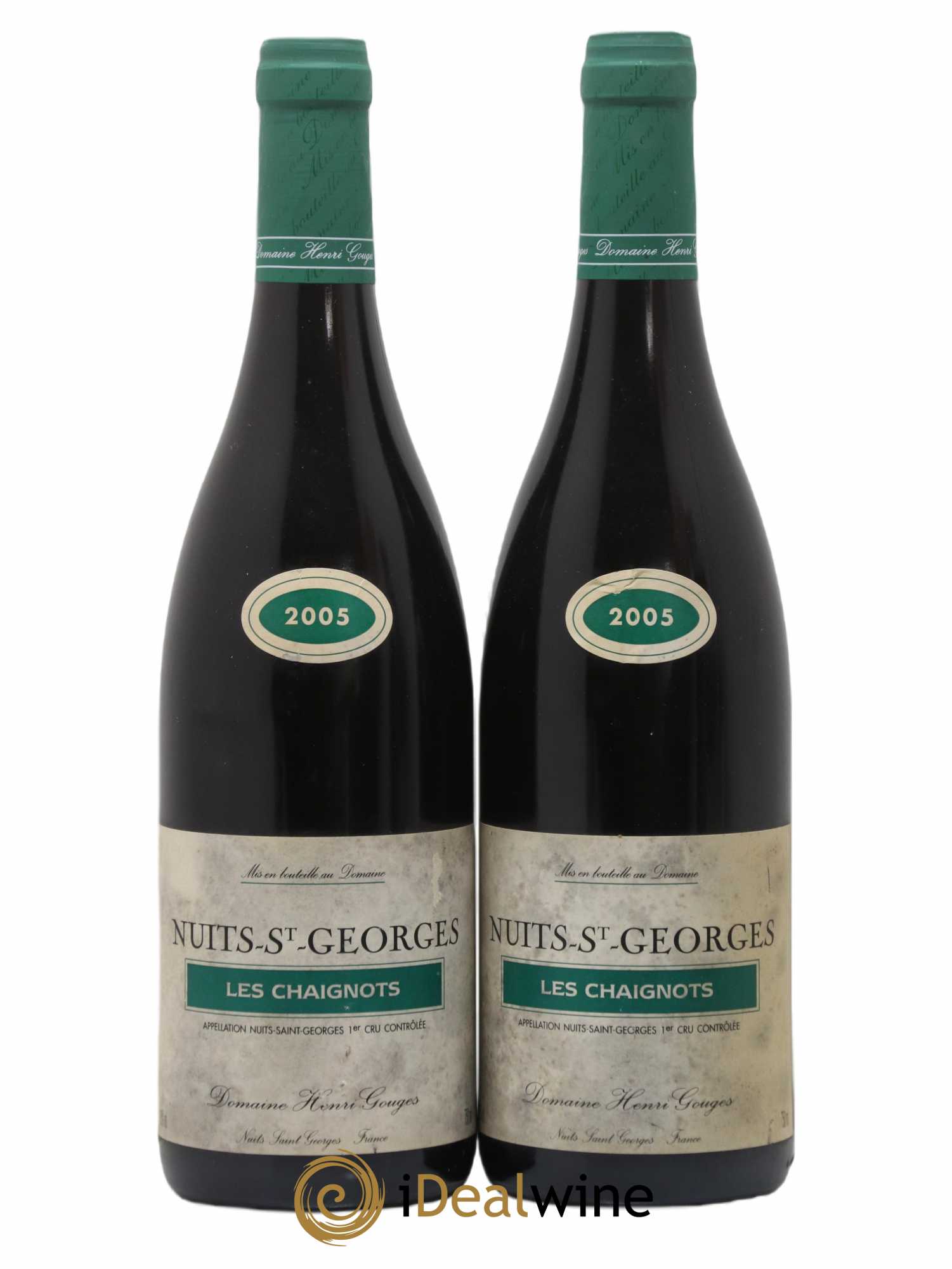 Nuits-Saint-Georges 1er Cru Les Chaignots Henri Gouges 2005 - Lotto di 2 bottiglie - 0