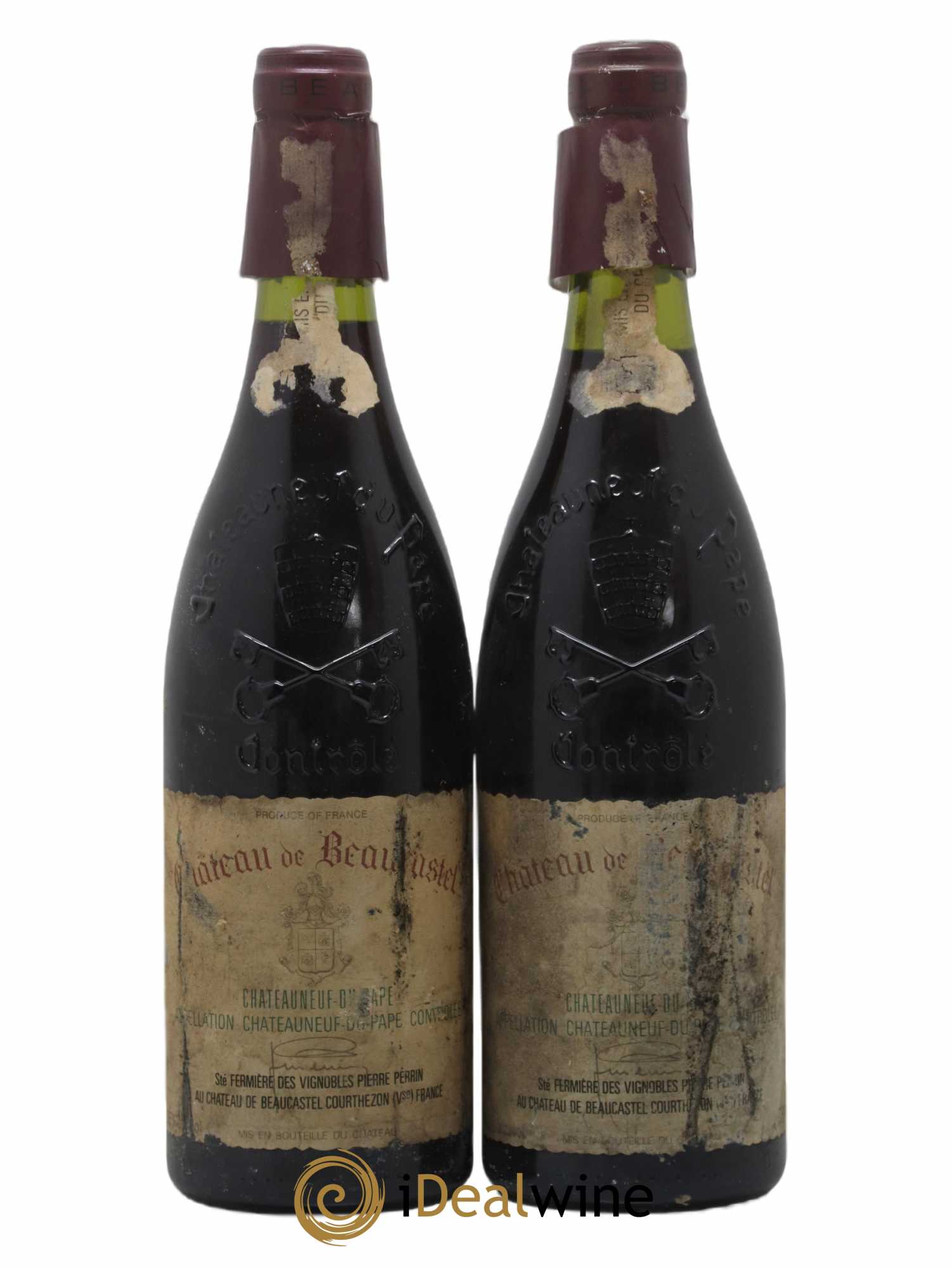 Châteauneuf-du-Pape Château de Beaucastel Famille Perrin 1995 - Lot de 2 bouteilles - 0