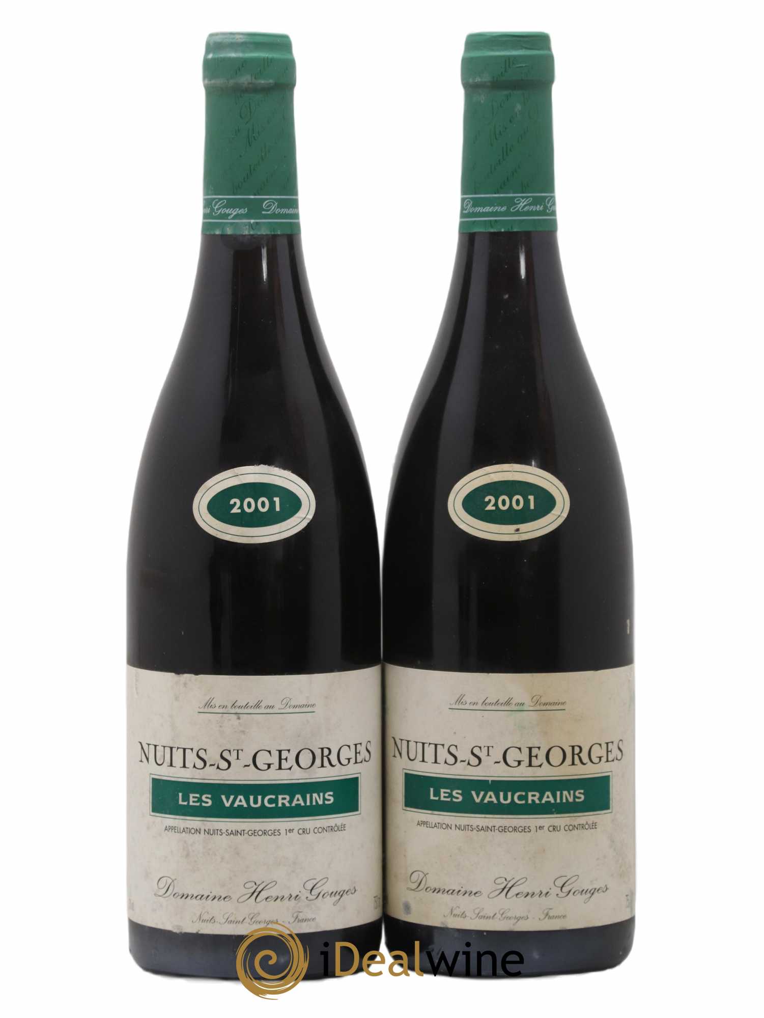 Nuits-Saint-Georges 1er Cru Les Vaucrains Henri Gouges 2001 - Lot de 2 bouteilles - 0