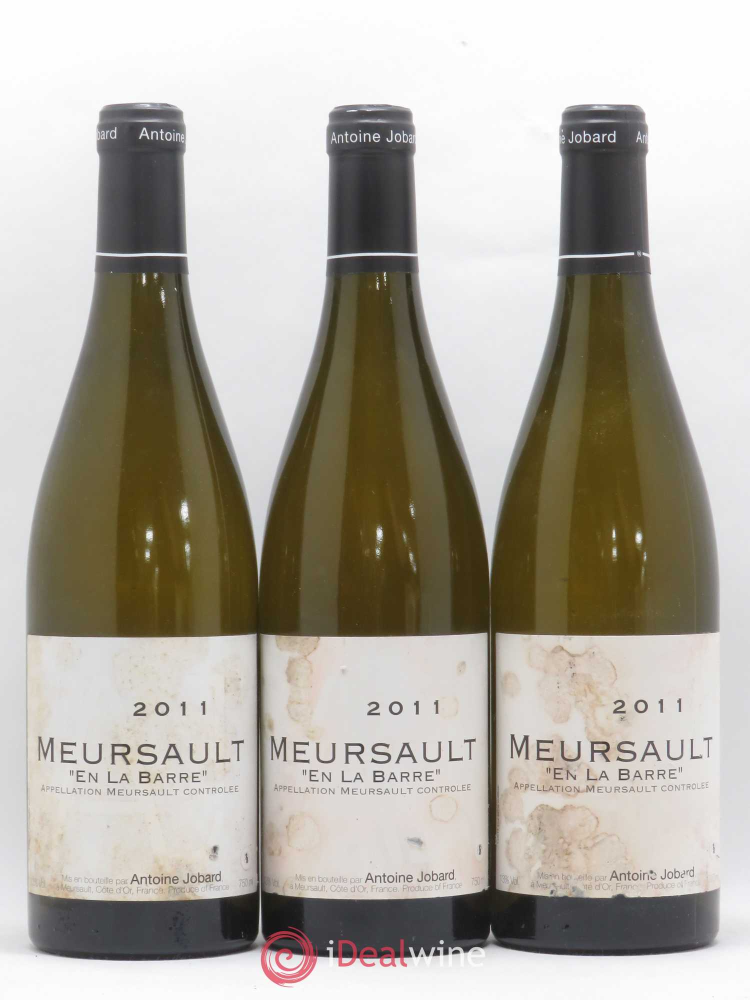 Meursault En la Barre François et Antoine Jobard (Domaine) 2011 - Lot de 3 bouteilles - 0