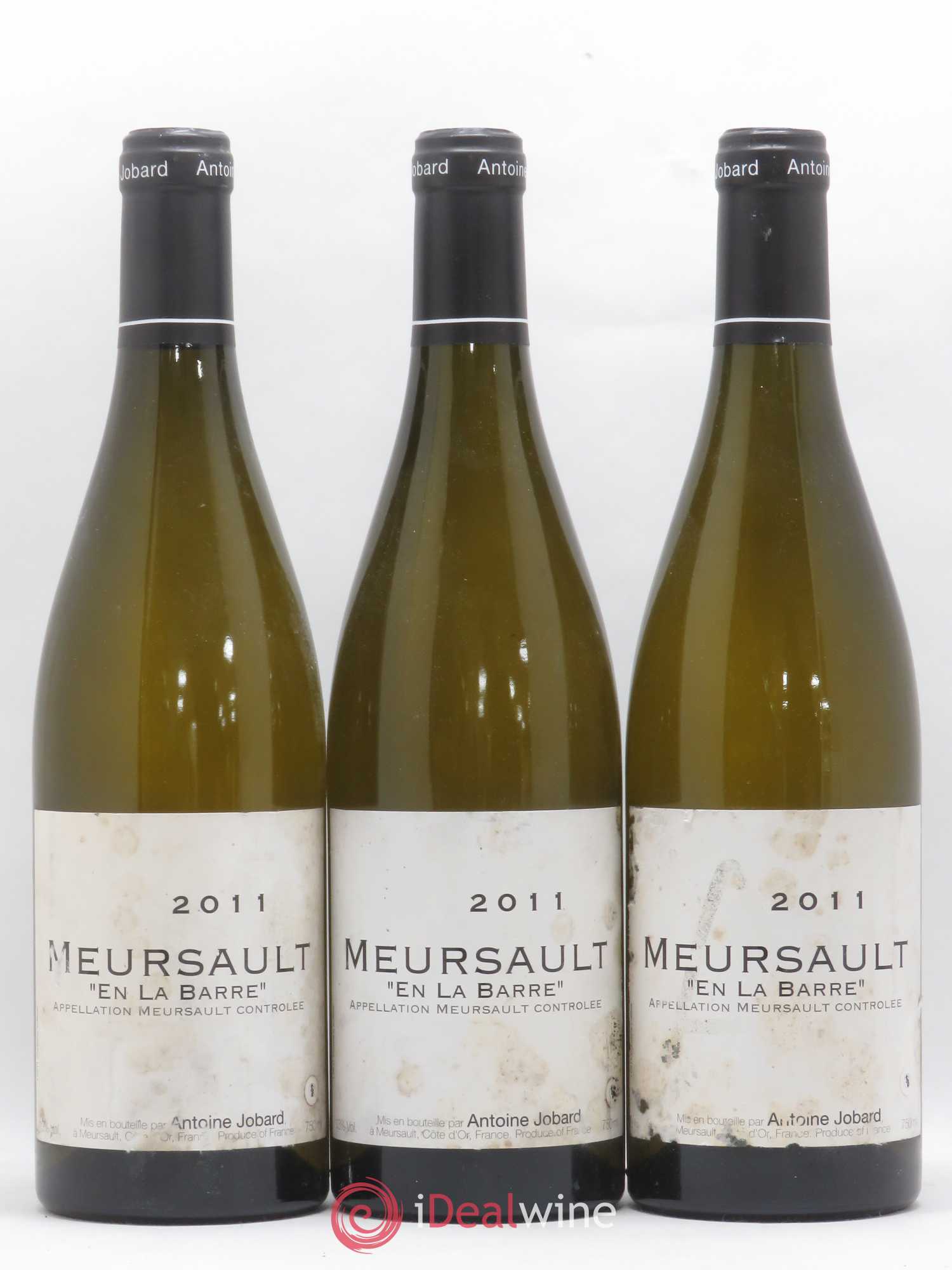 Meursault En la Barre François et Antoine Jobard (Domaine) 2011 - Lot de 3 bouteilles - 0