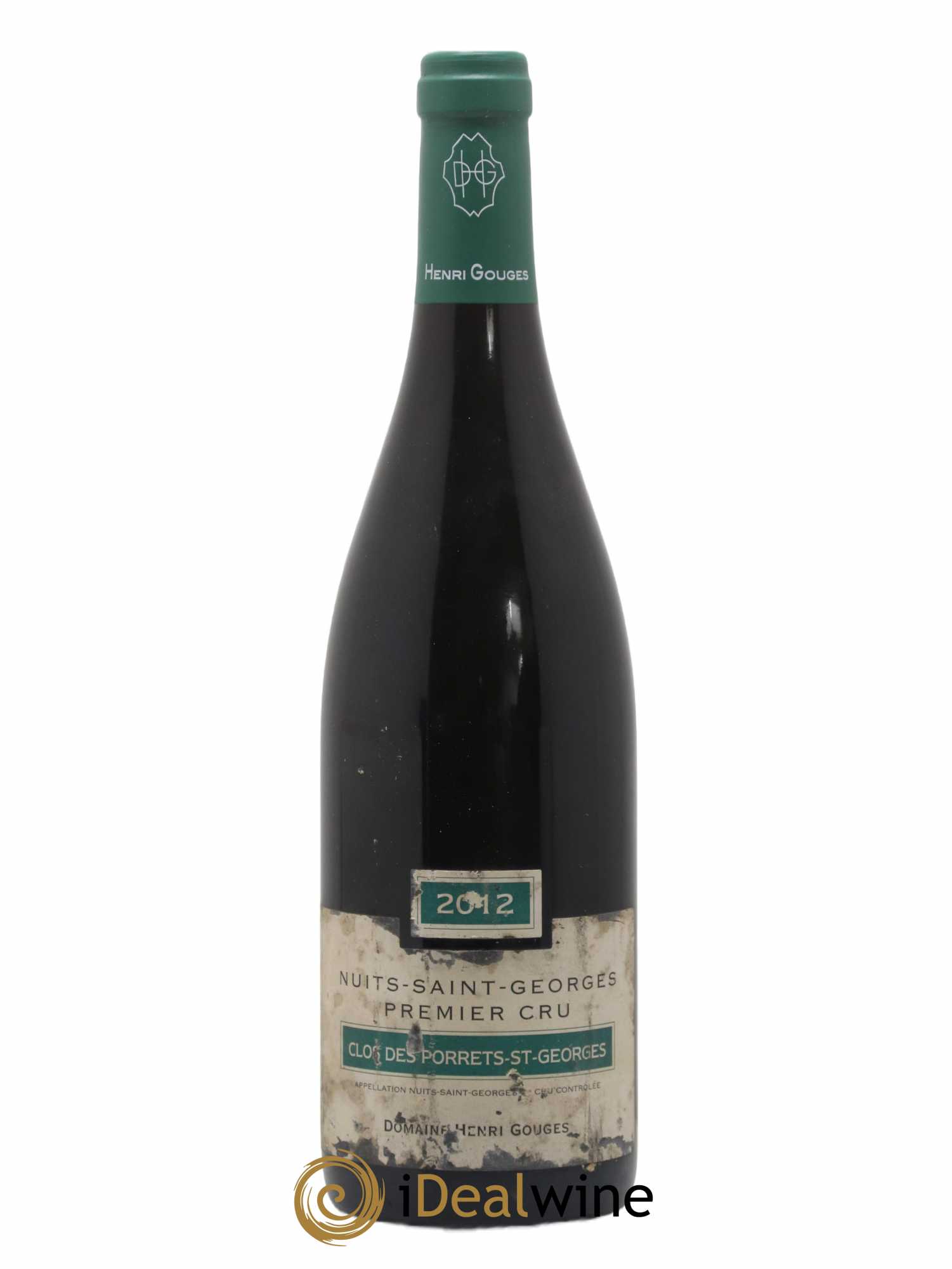 Nuits-Saint-Georges 1er Cru Clos des Porrets St Georges Henri Gouges 2012 - Lot de 1 bouteille - 0