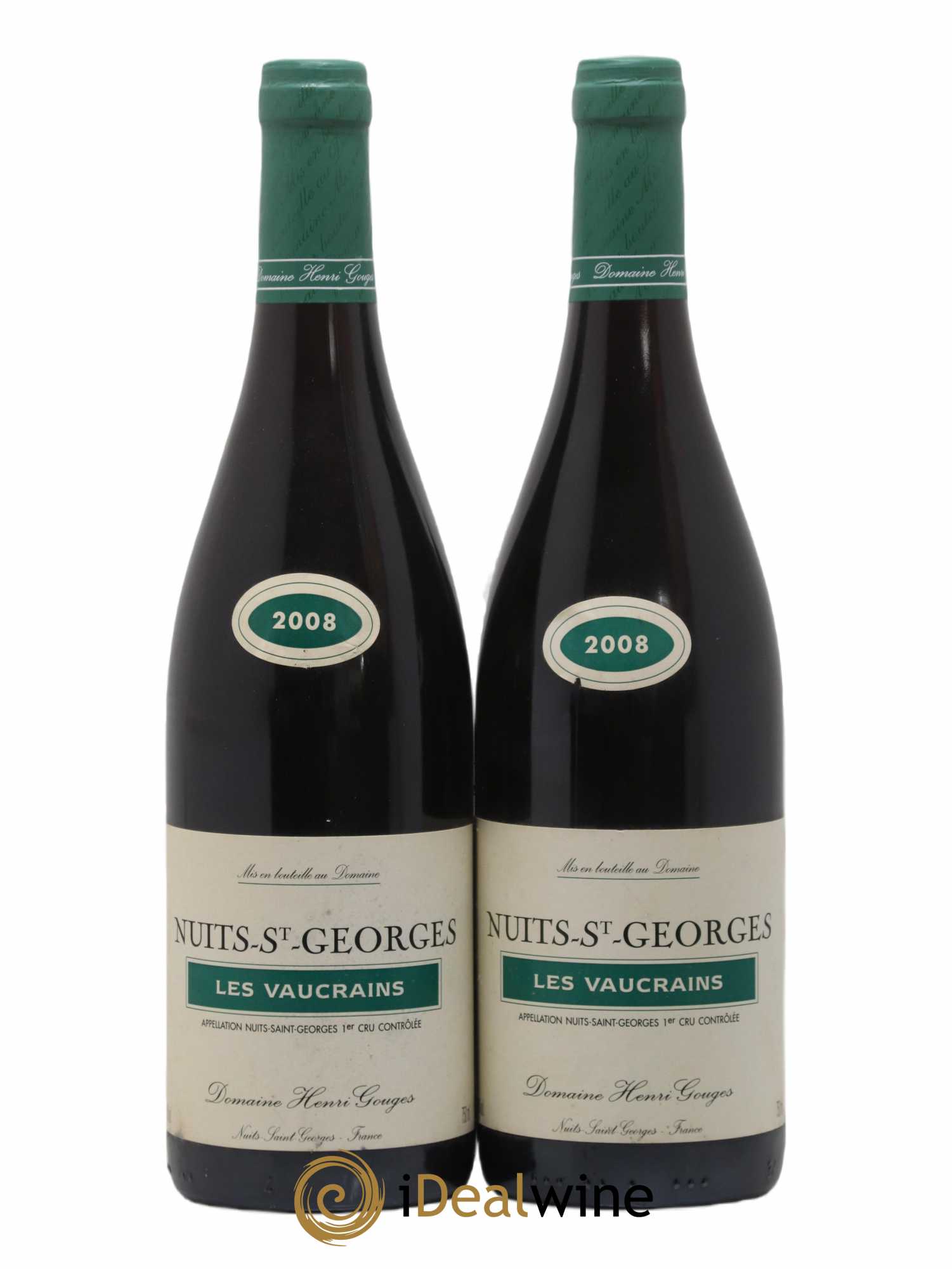 Nuits-Saint-Georges 1er Cru Les Vaucrains Henri Gouges 2008 - Lot de 2 bouteilles - 0