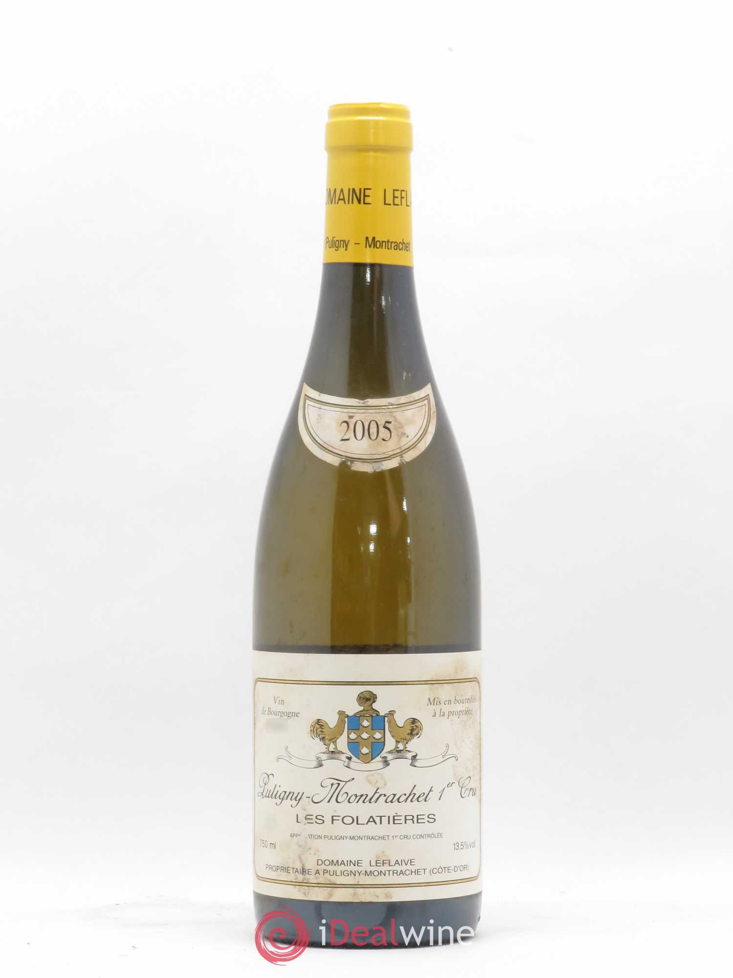 Puligny-Montrachet 1er Cru Les Folatières Leflaive (Domaine) 2005 - Lot de 1 bouteille - 0