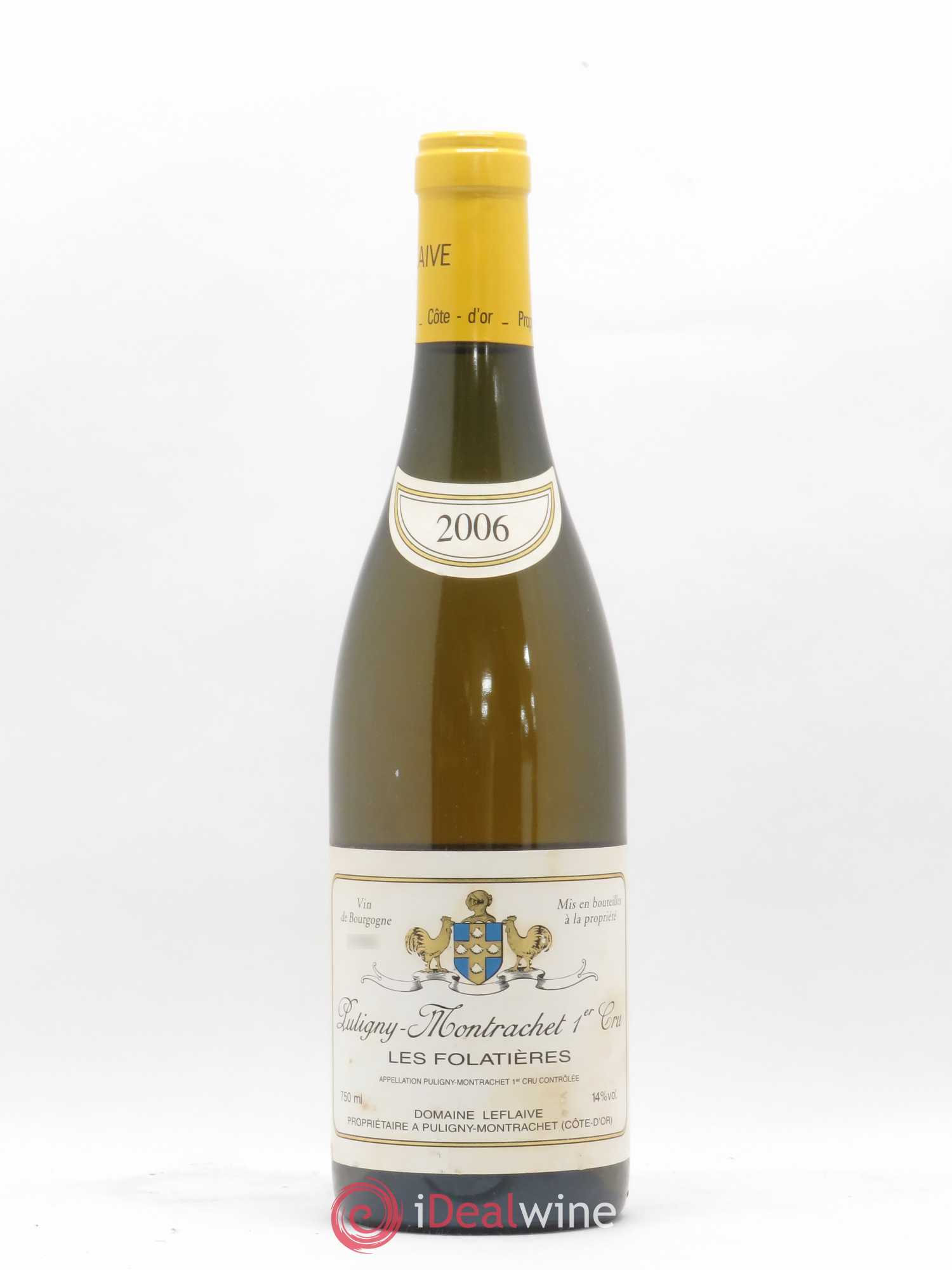 Puligny-Montrachet 1er Cru Les Folatières Leflaive (Domaine) 2006 - Lot de 1 bouteille - 0